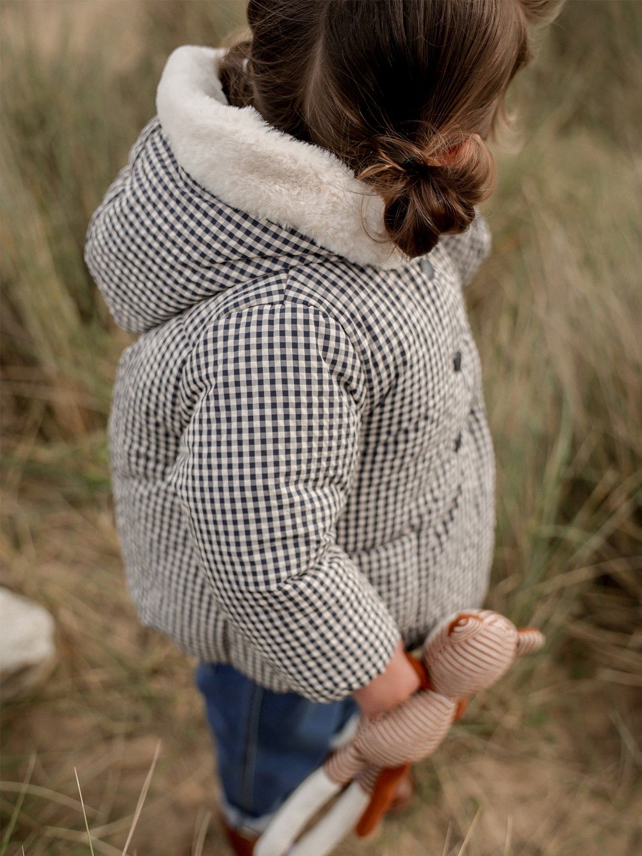 Baby-Steppjacke mit Sherpa-Futter