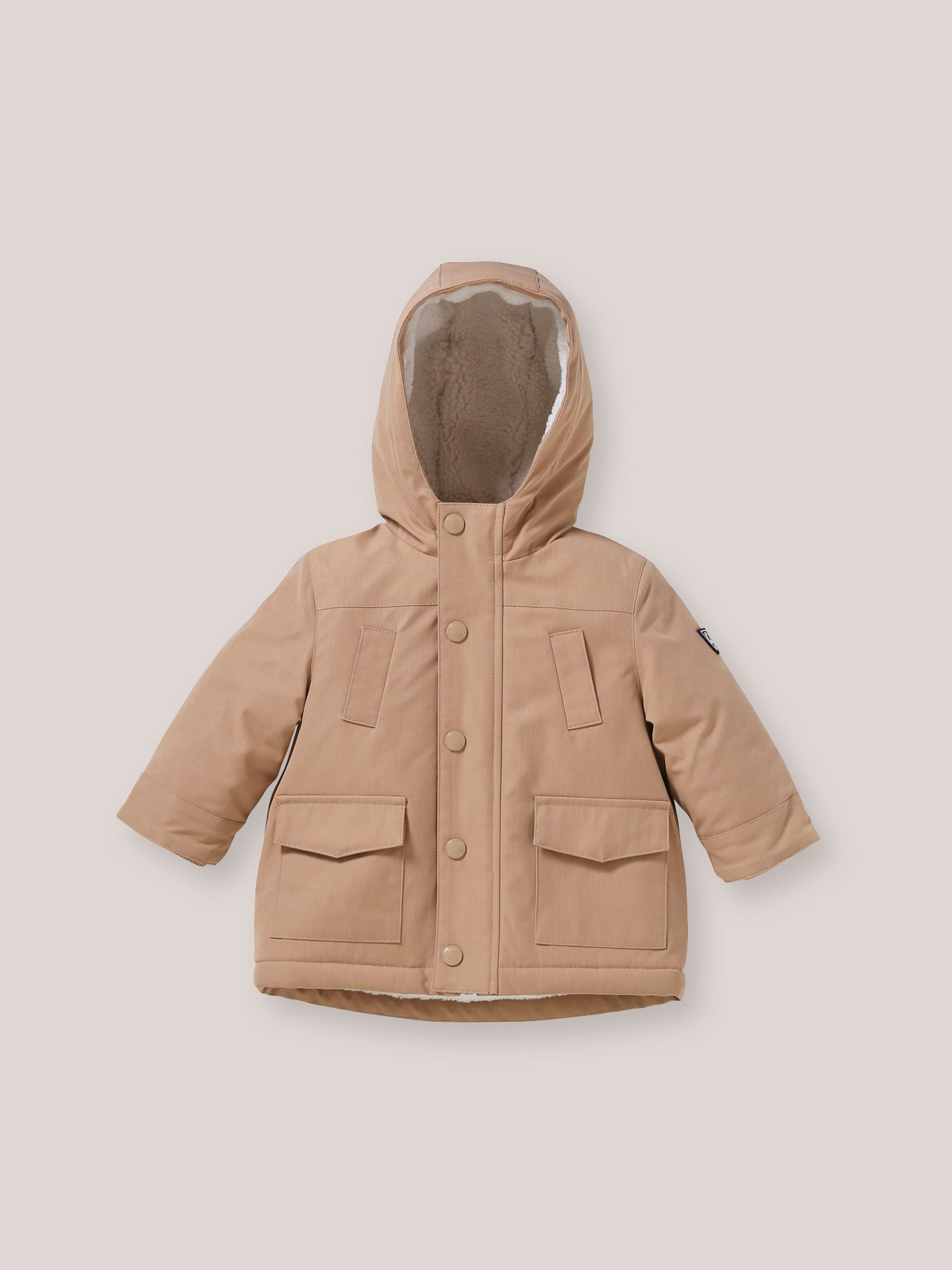 Baby-Parka mit Sherpa-Futter