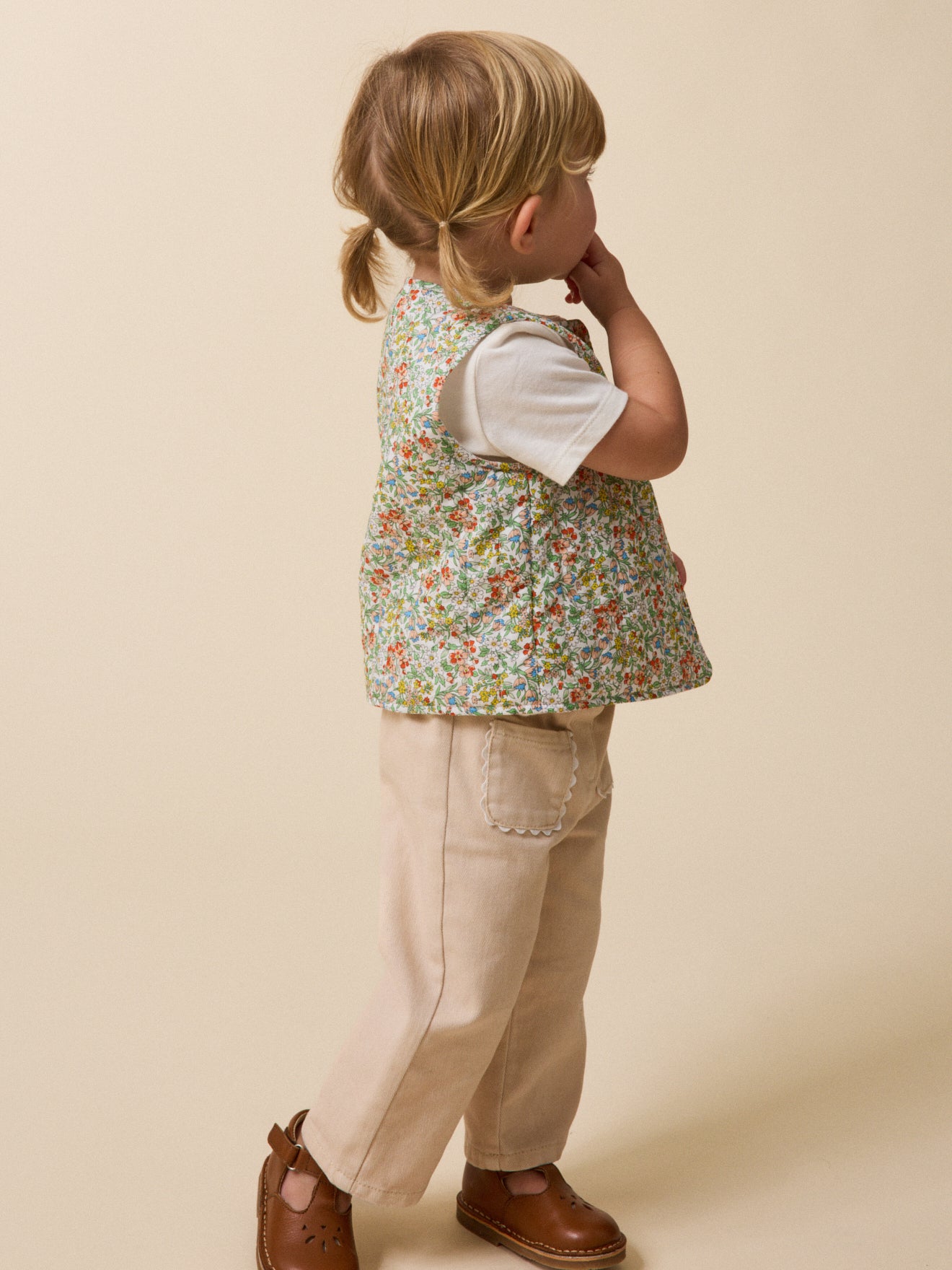 Jacke aus Liberty-Stoff, Baby