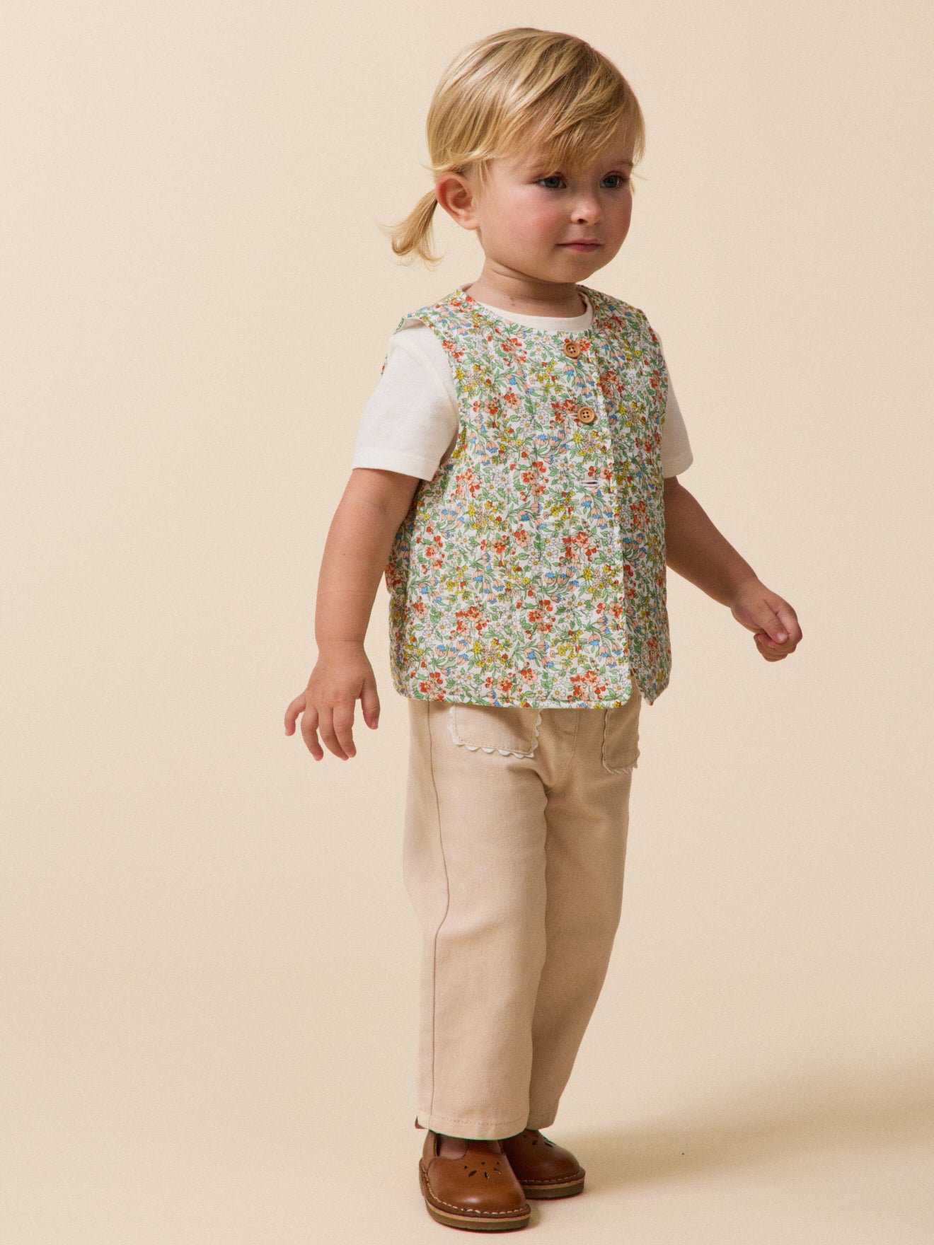 Jacke aus Liberty-Stoff, Baby