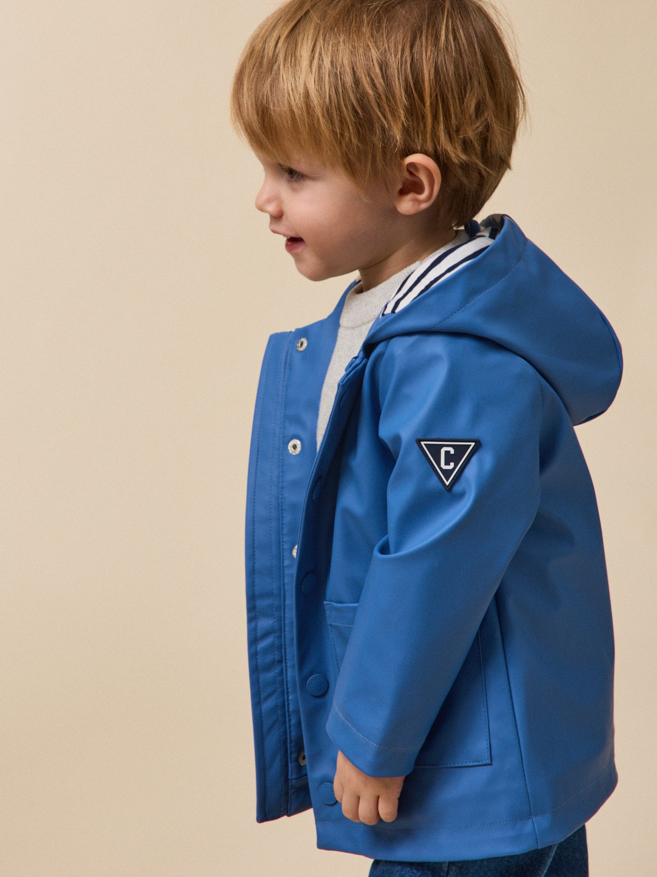 Baby-Windjacke mit Kapuze