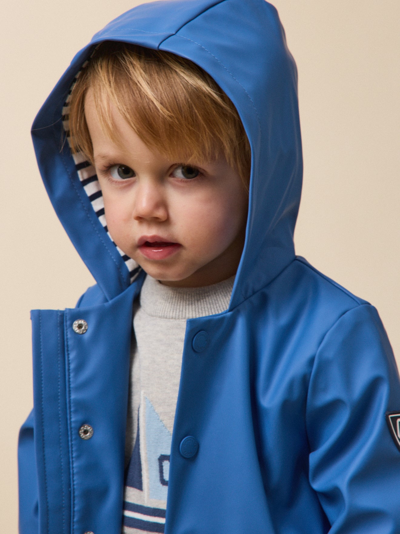 Baby-Windjacke mit Kapuze