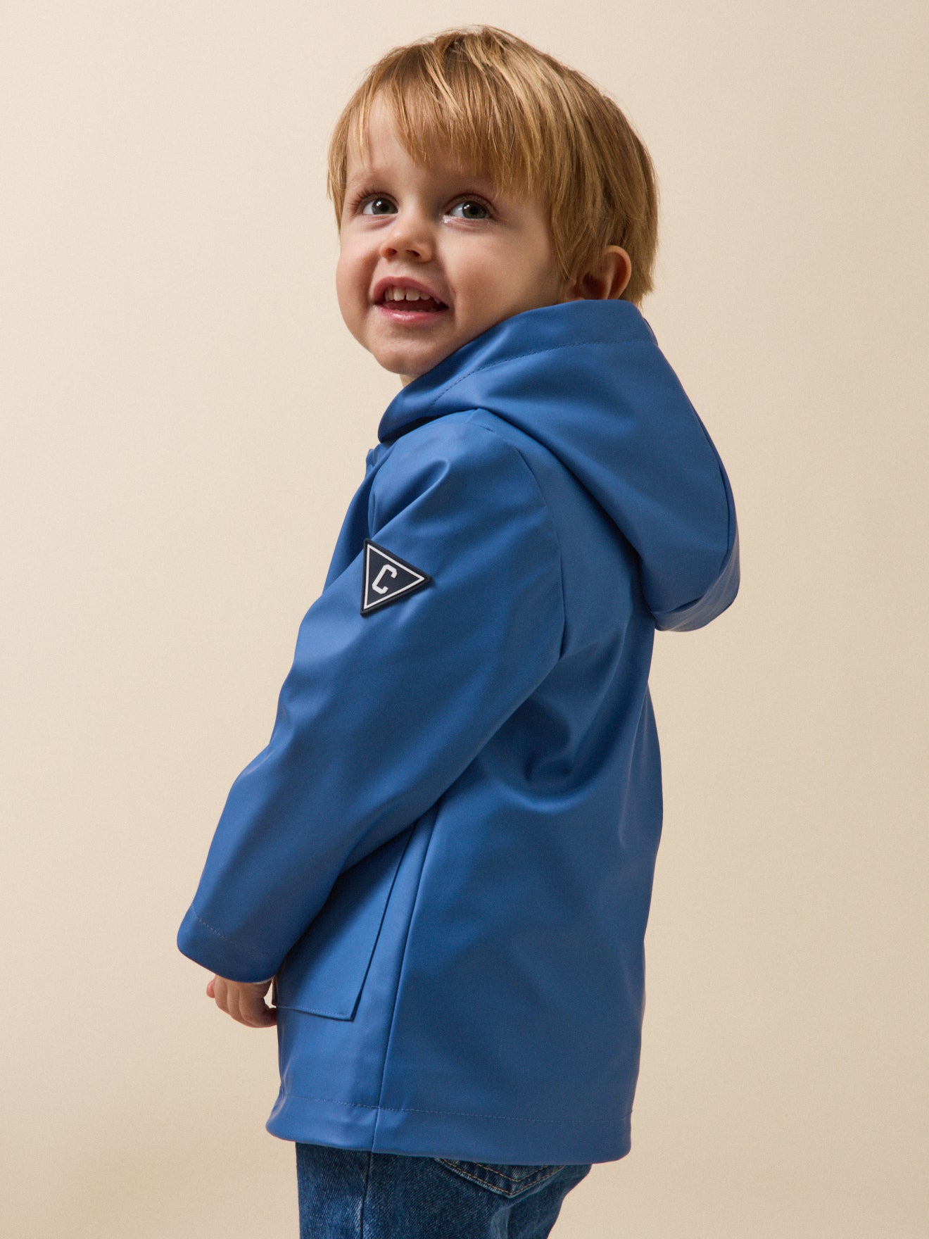 Baby-Windjacke mit Kapuze