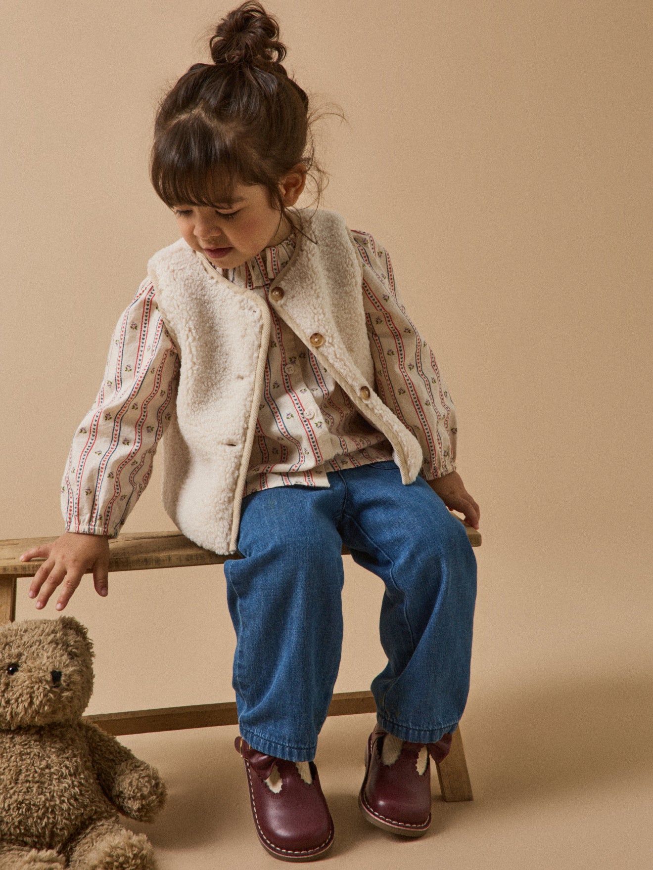 Baby Weste aus Sherpa