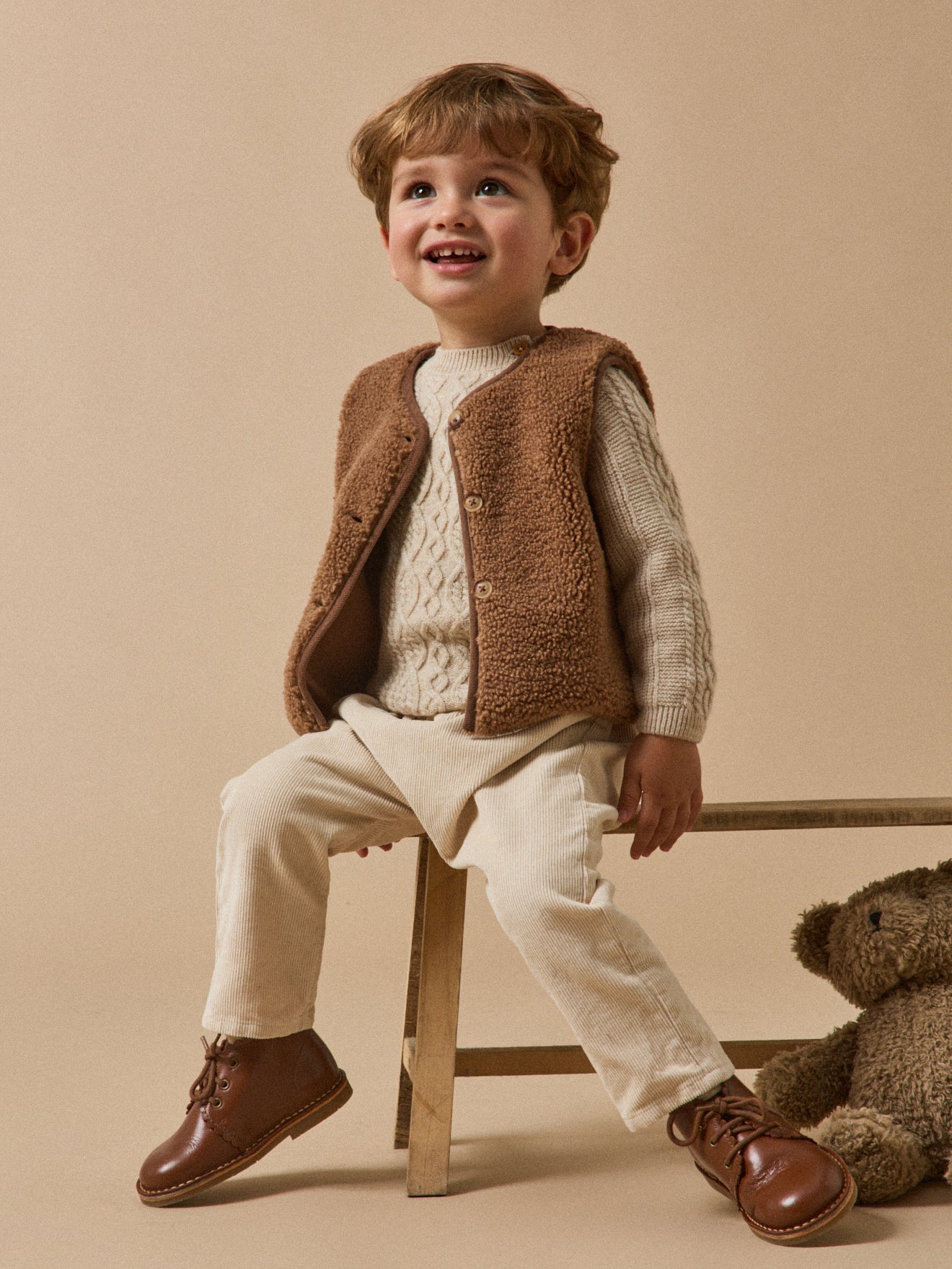 Baby-Weste aus Sherpa