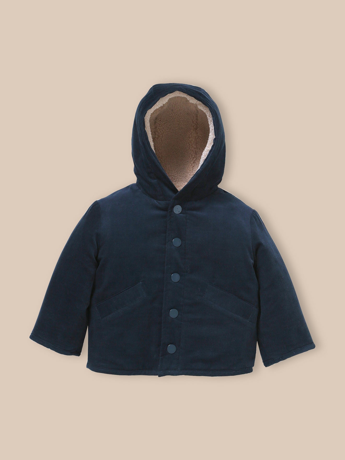 Baby Burnous-Wendejacke