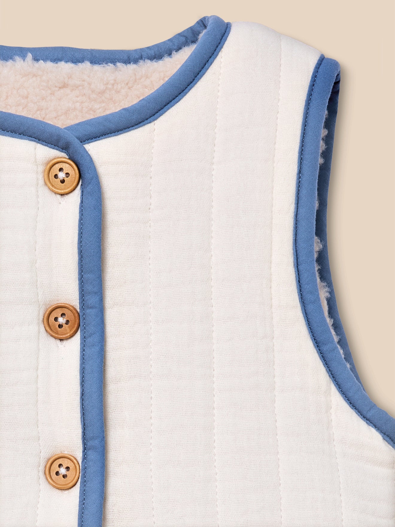 Ärmellose Wendejacke, Baby