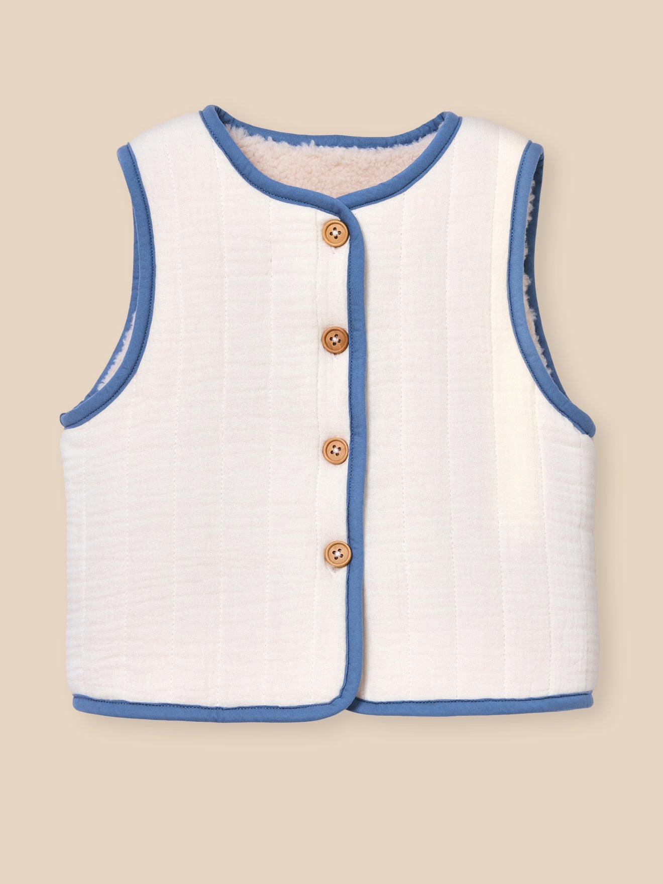 Ärmellose Wendejacke, Baby