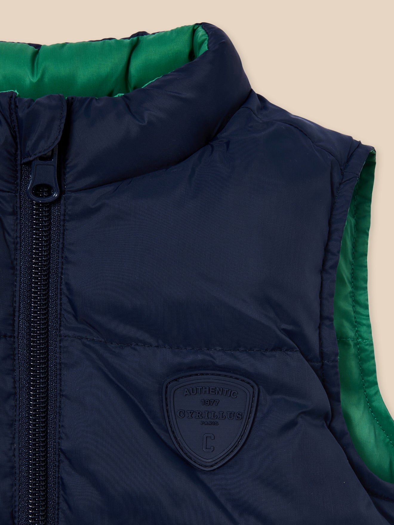 Wendbare Daunenjacke, Baby