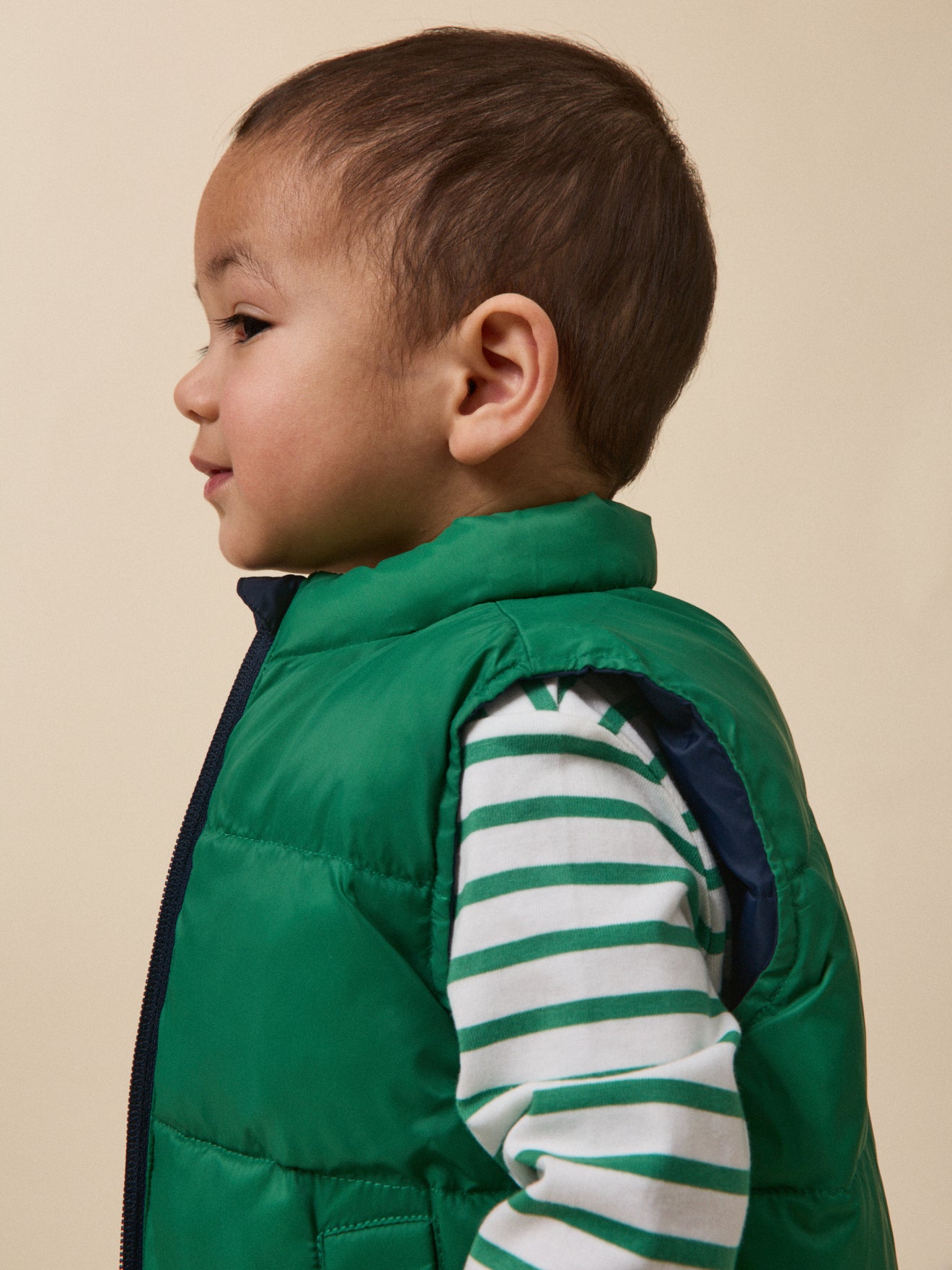 Wendbare Daunenjacke, Baby