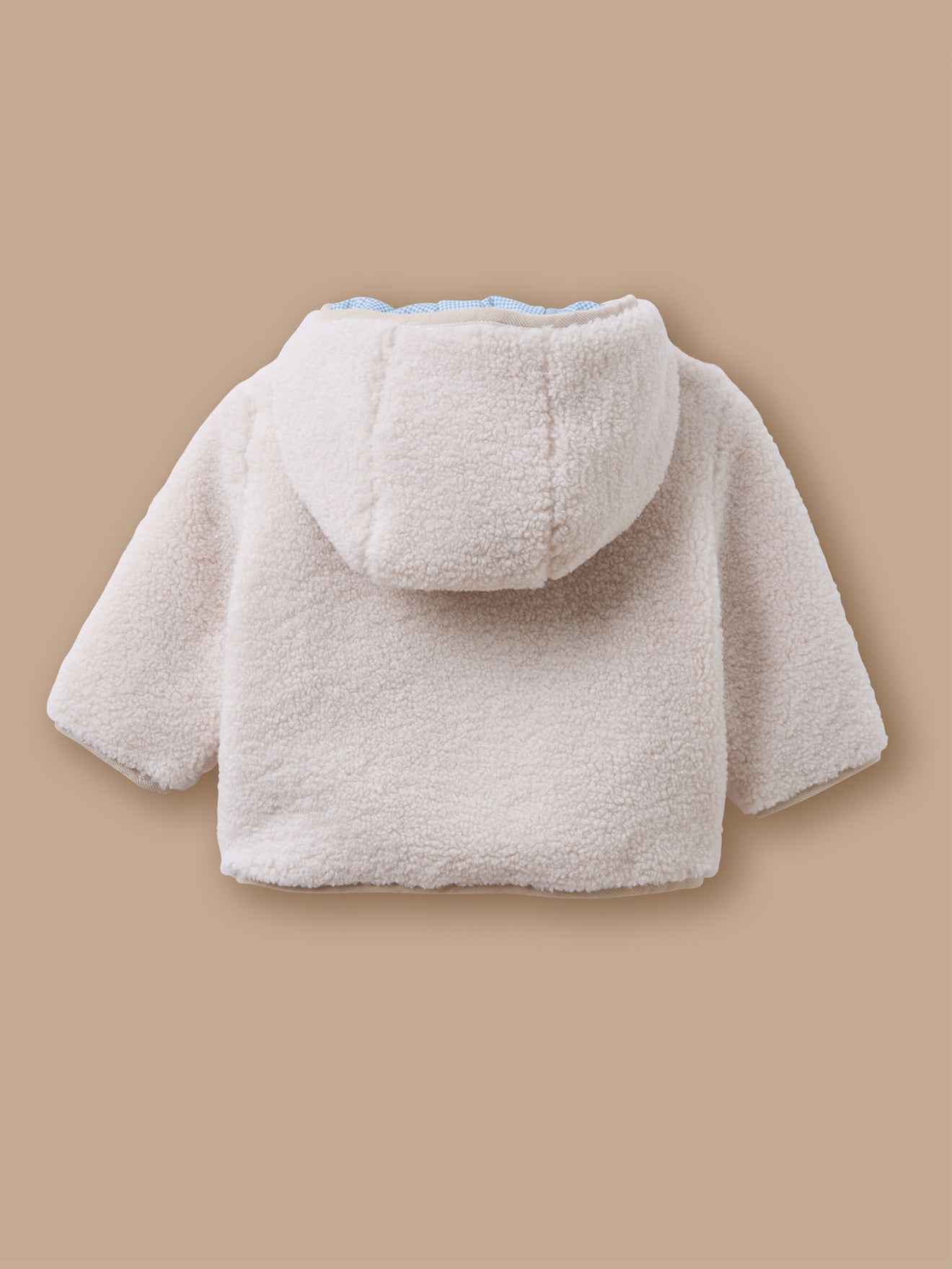 Baby-Burnusjacke aus Sherpa