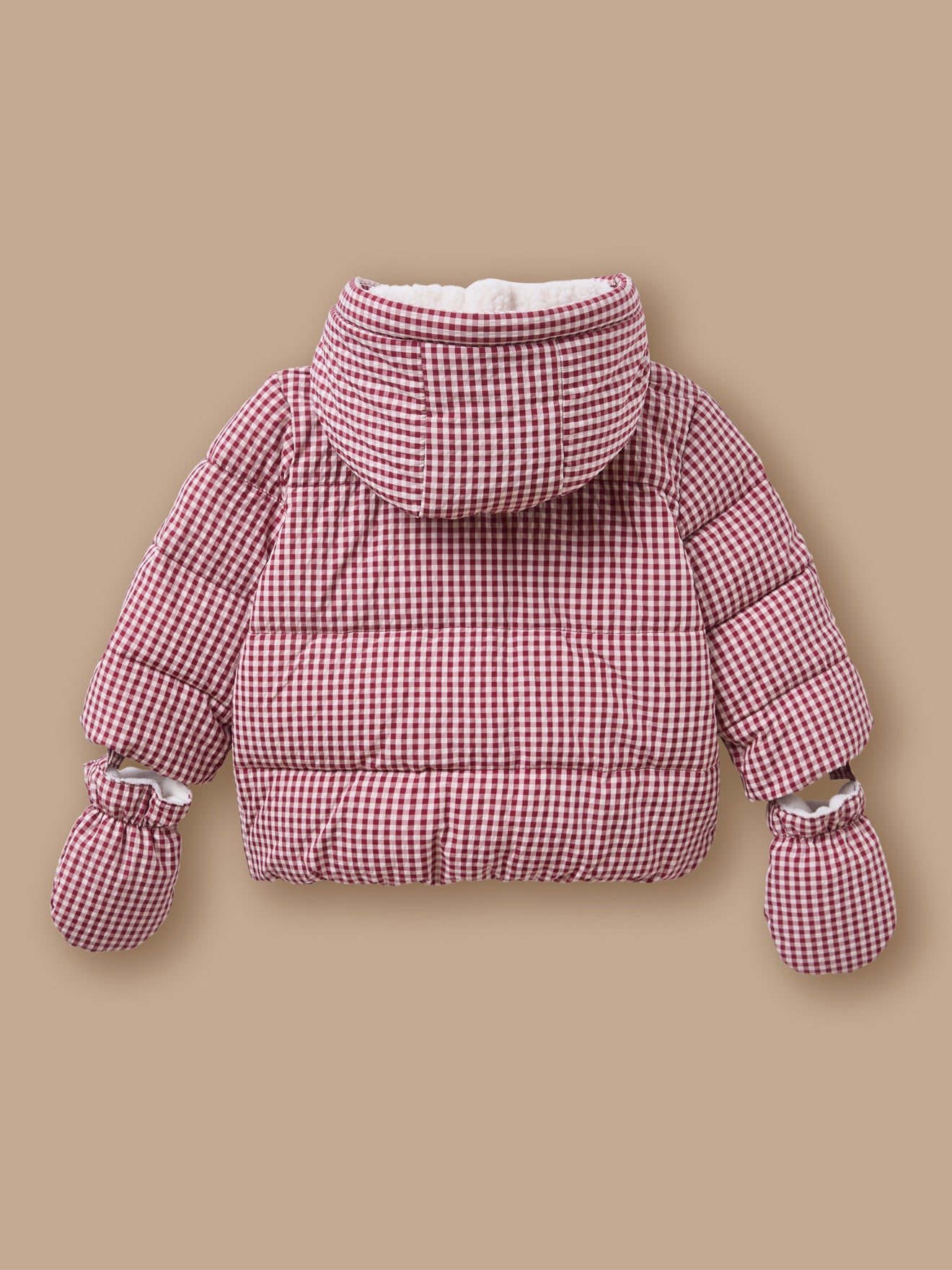 Vichy-Steppjacke für Babys