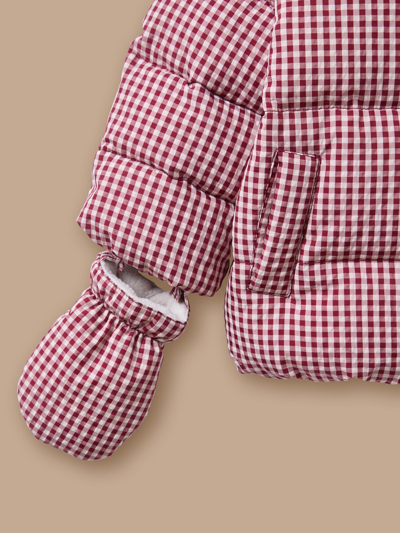 Vichy-Steppjacke für Babys