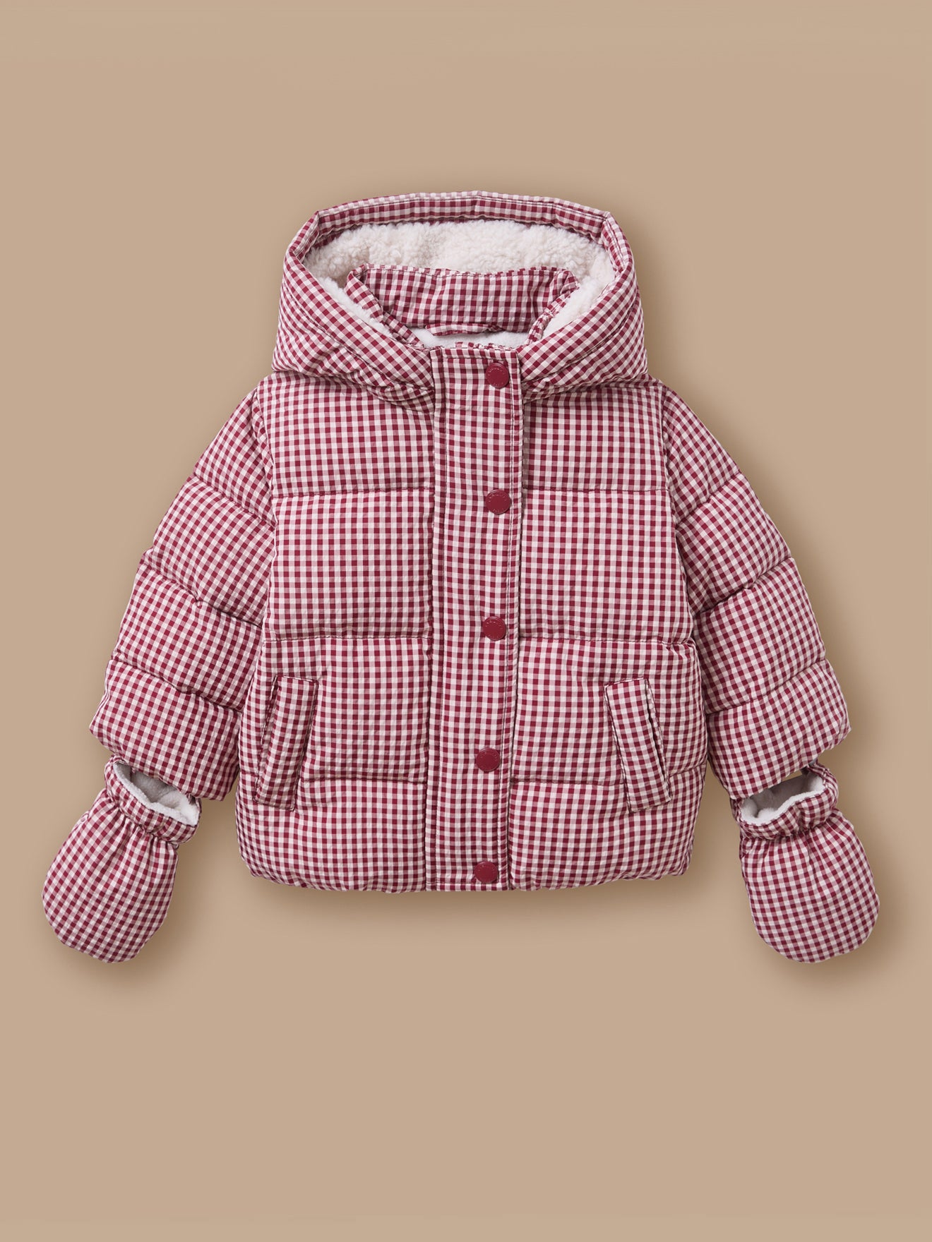Vichy-Steppjacke für Babys