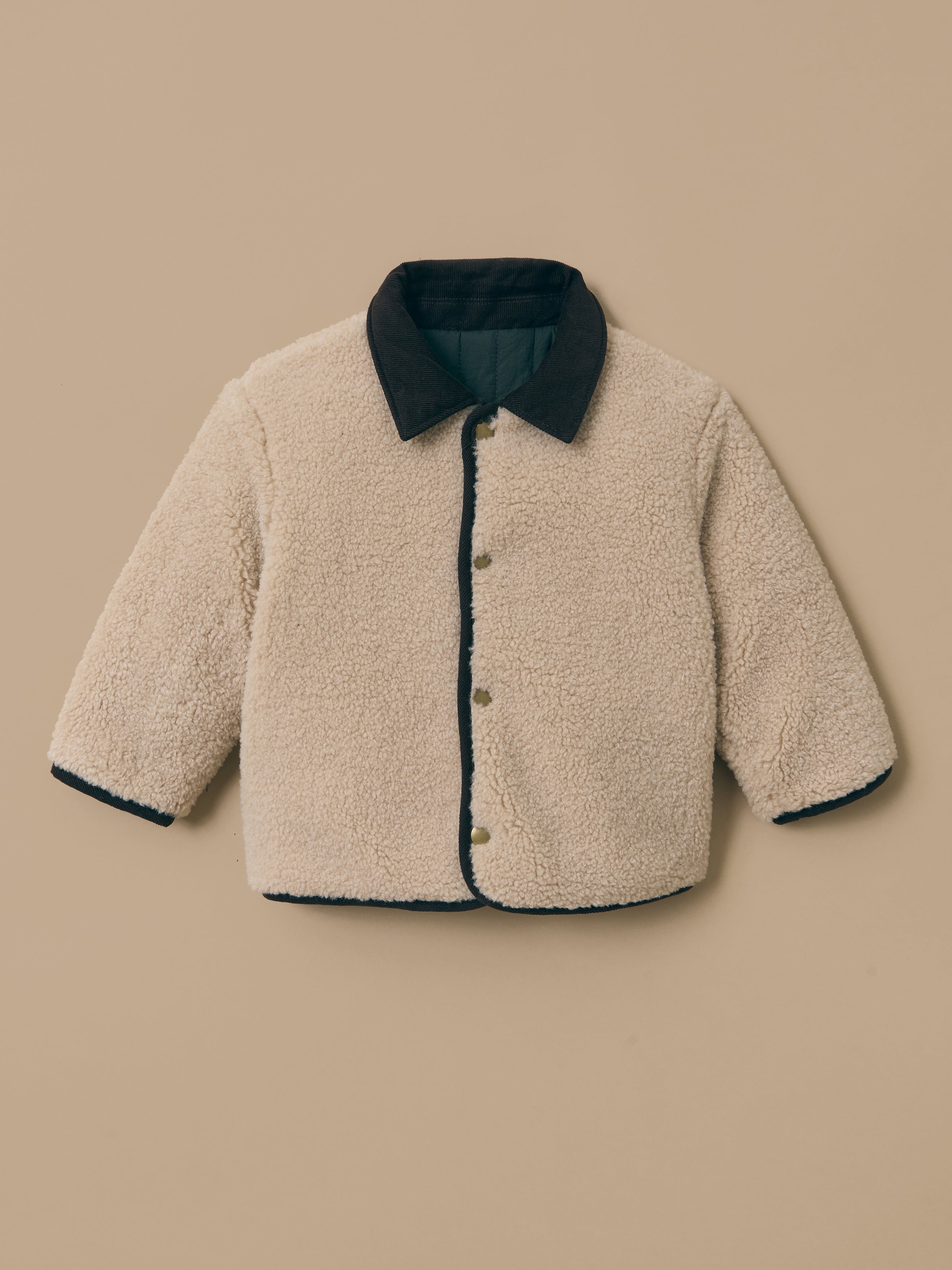 Wendejacke aus Sherpa für Babys