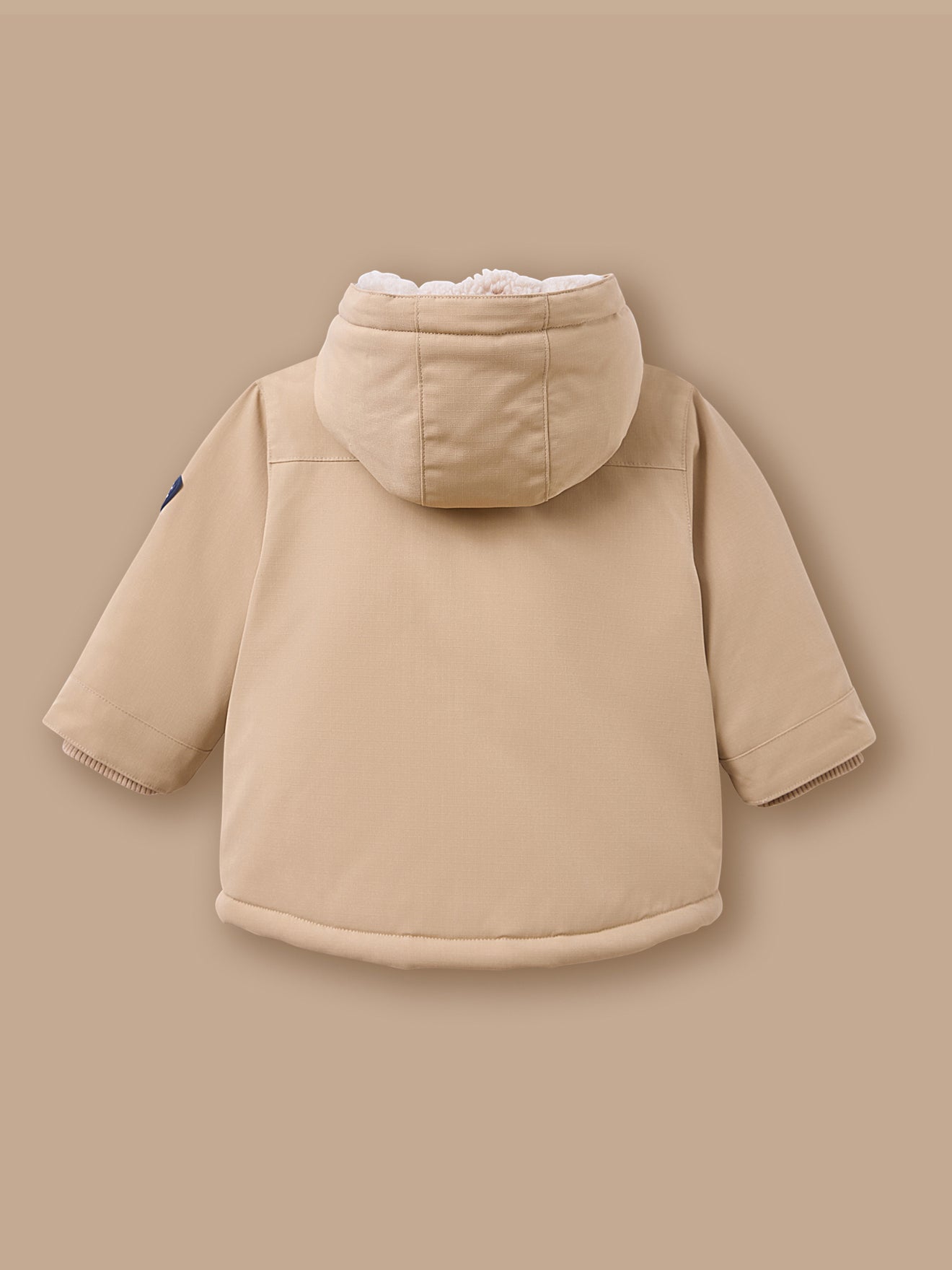 Gefütterte Sherpa-Parka für Babys