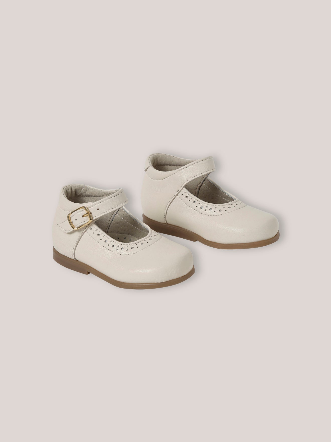 Baby-Spangenschuhe aus Leder