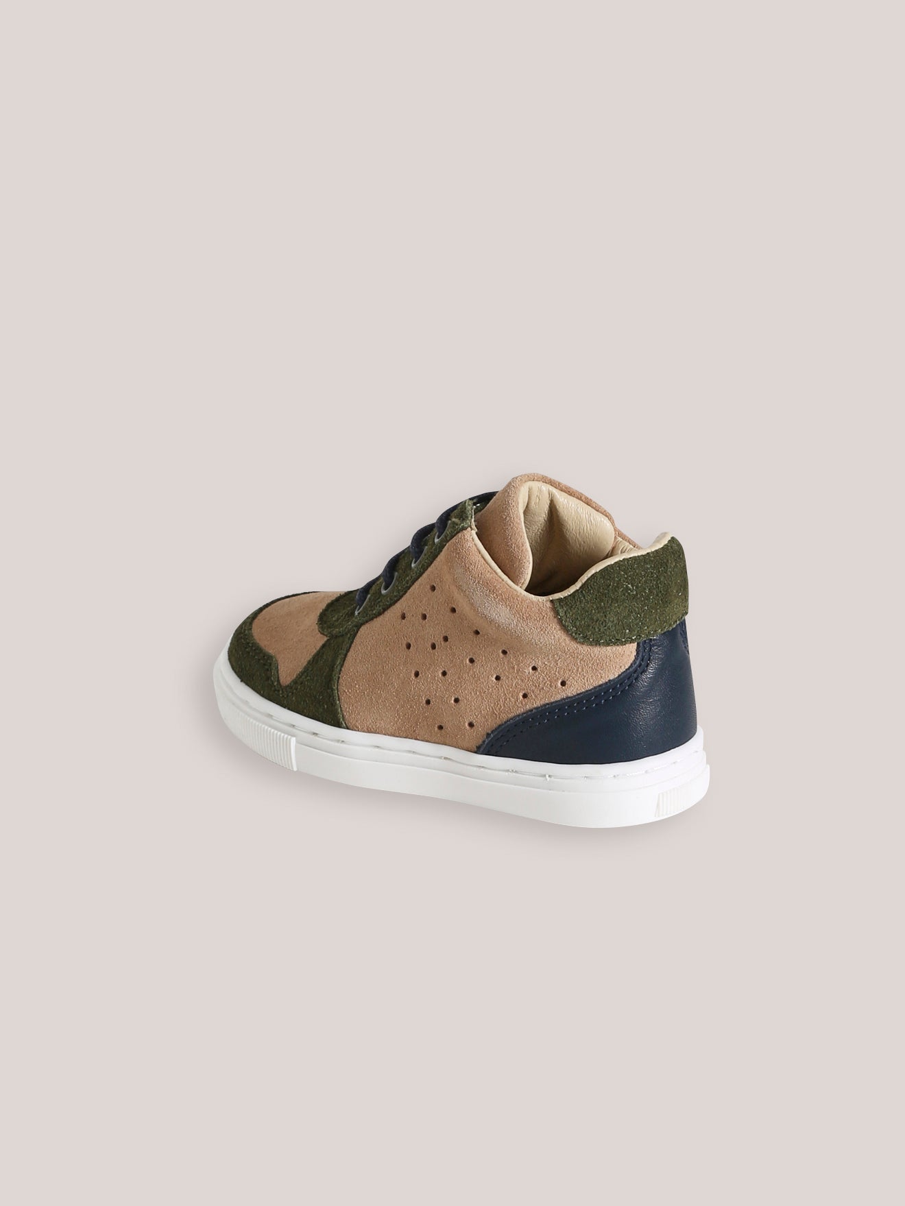 Hohe Baby-Sneakers aus Leder