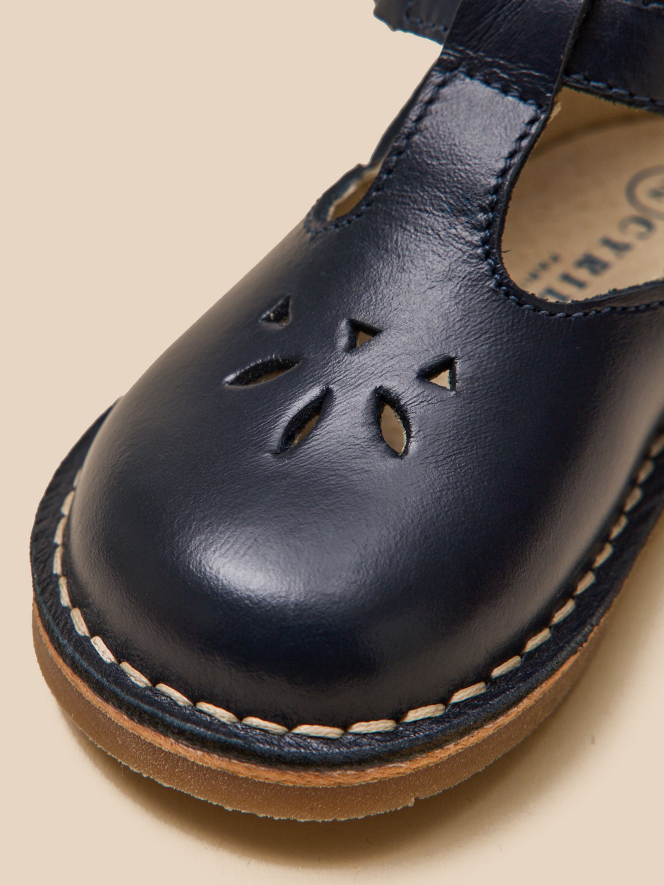 Baby-Spangenschuhe aus Leder