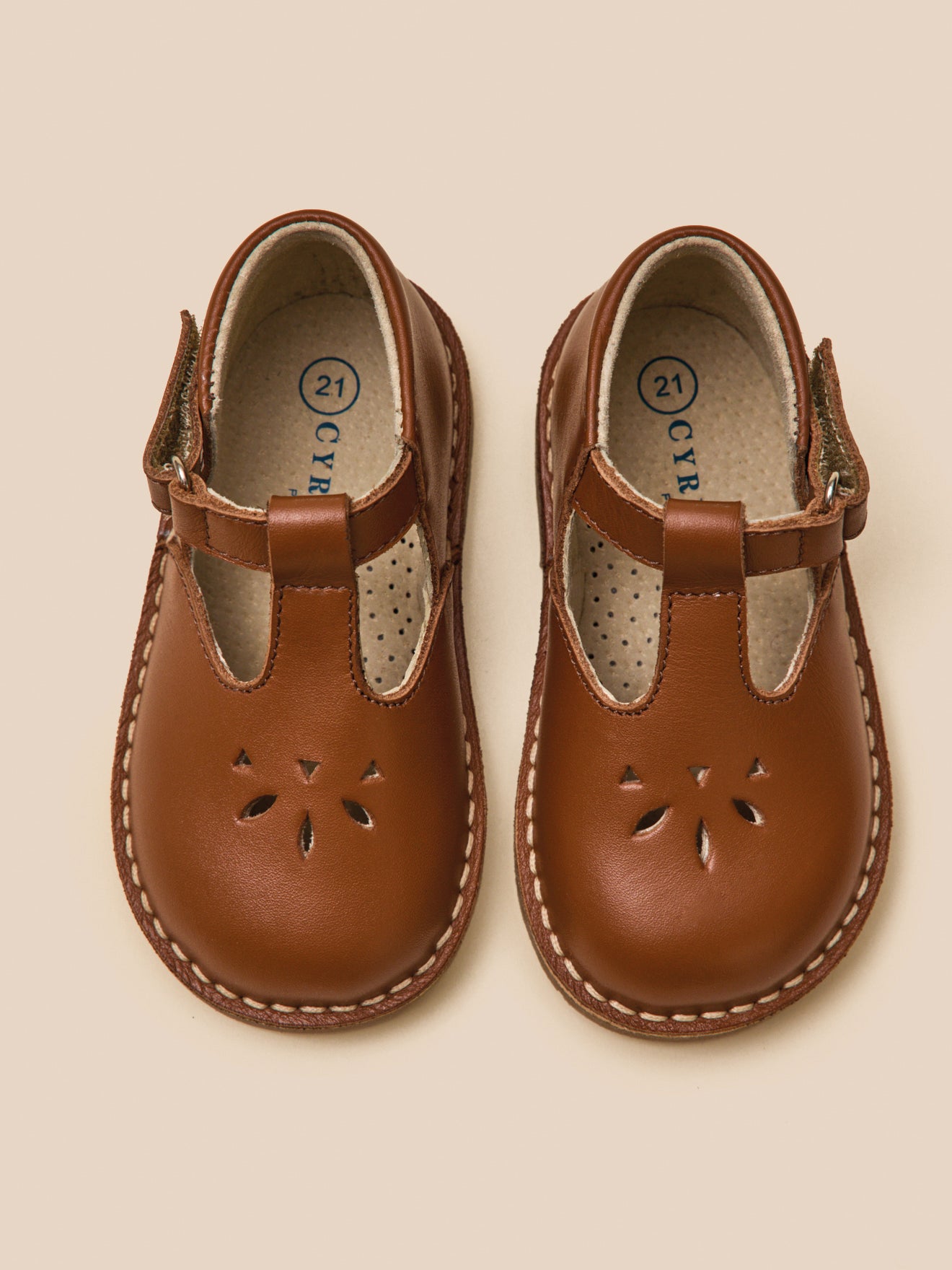 Baby-Spangenschuhe aus Leder