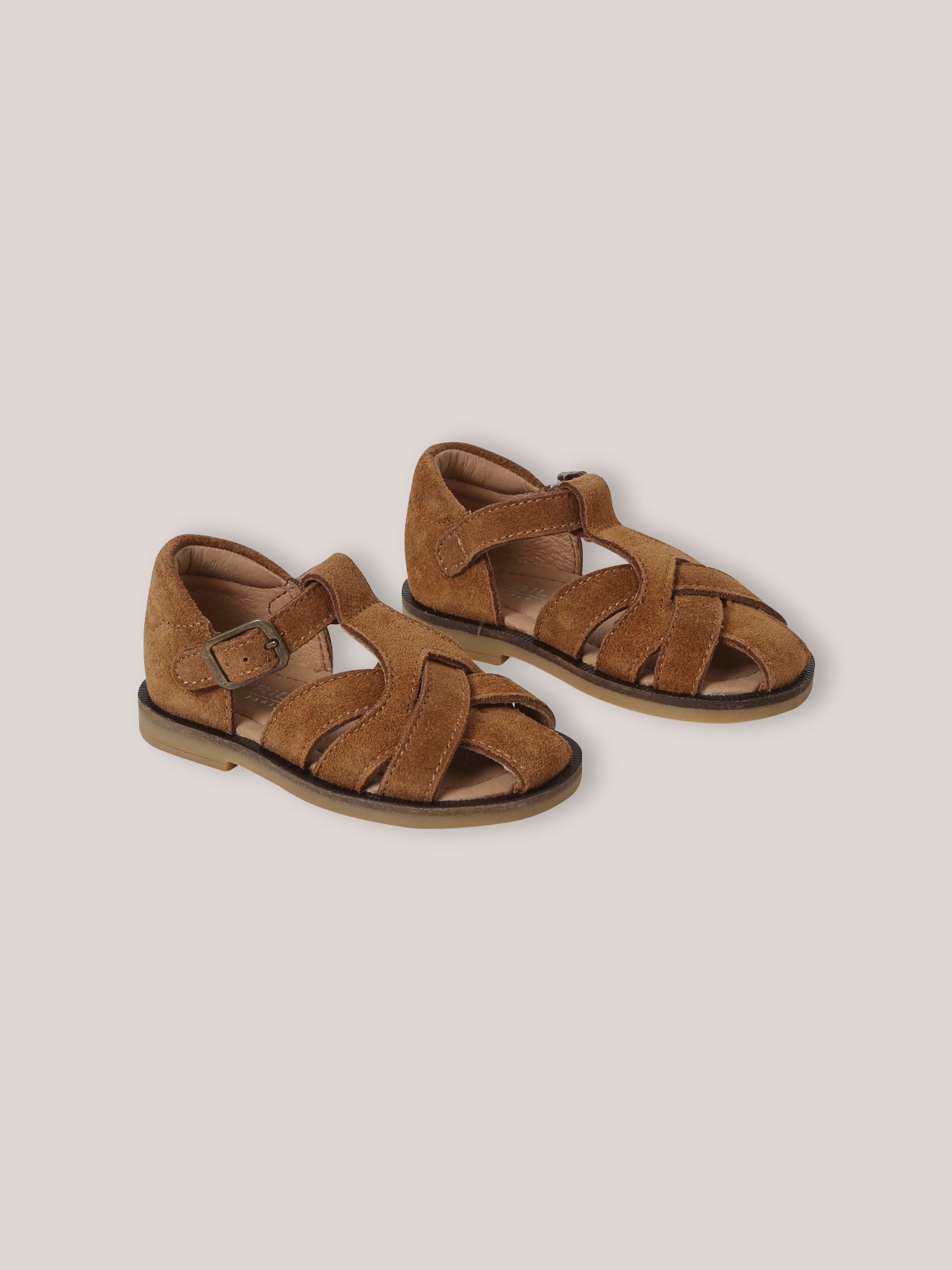 Baby-Sandalen aus Spaltleder