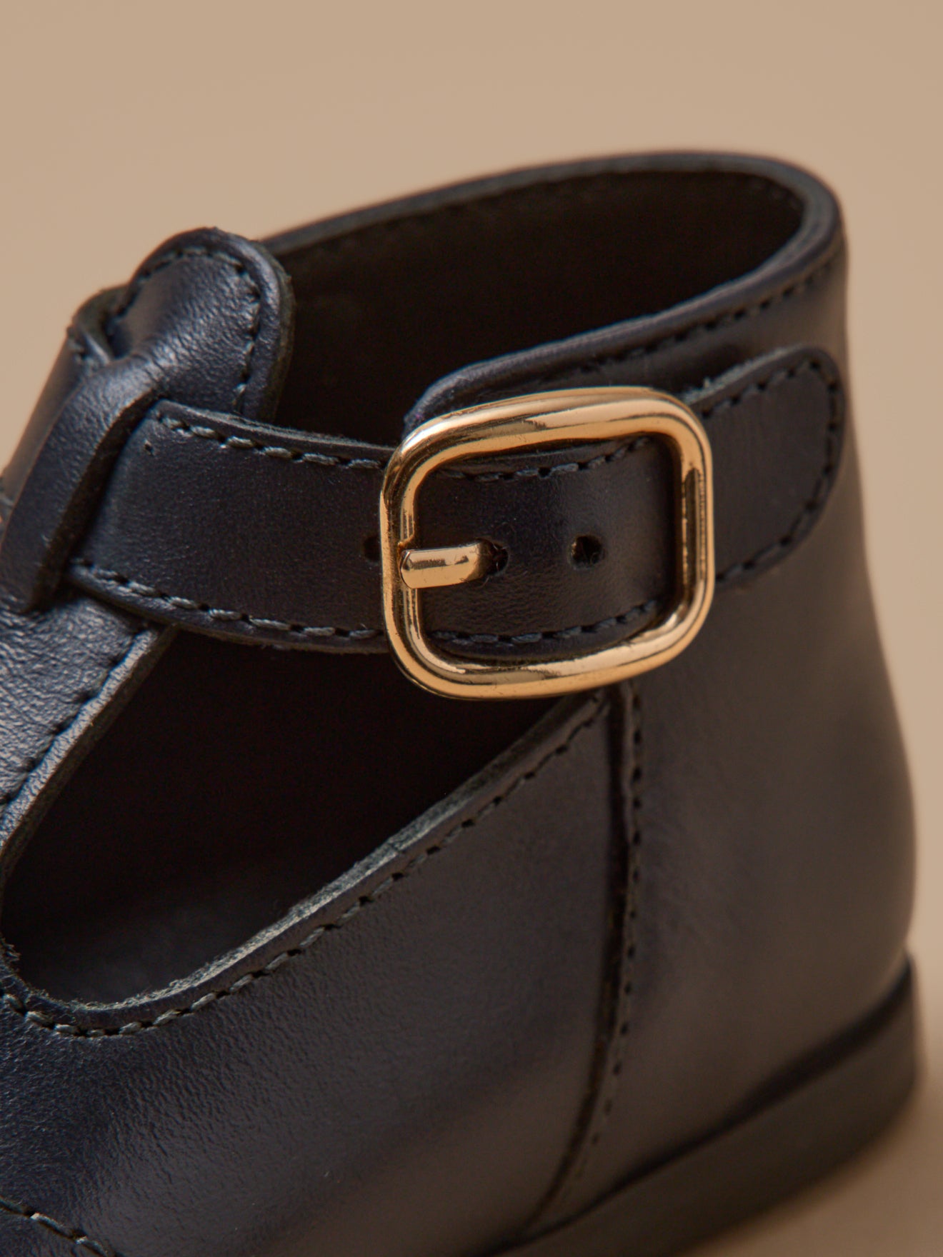 Babyschuhe, Mary Janes, Leder