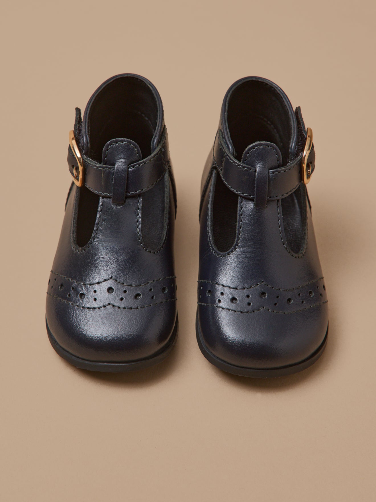 Babyschuhe, Mary Janes, Leder
