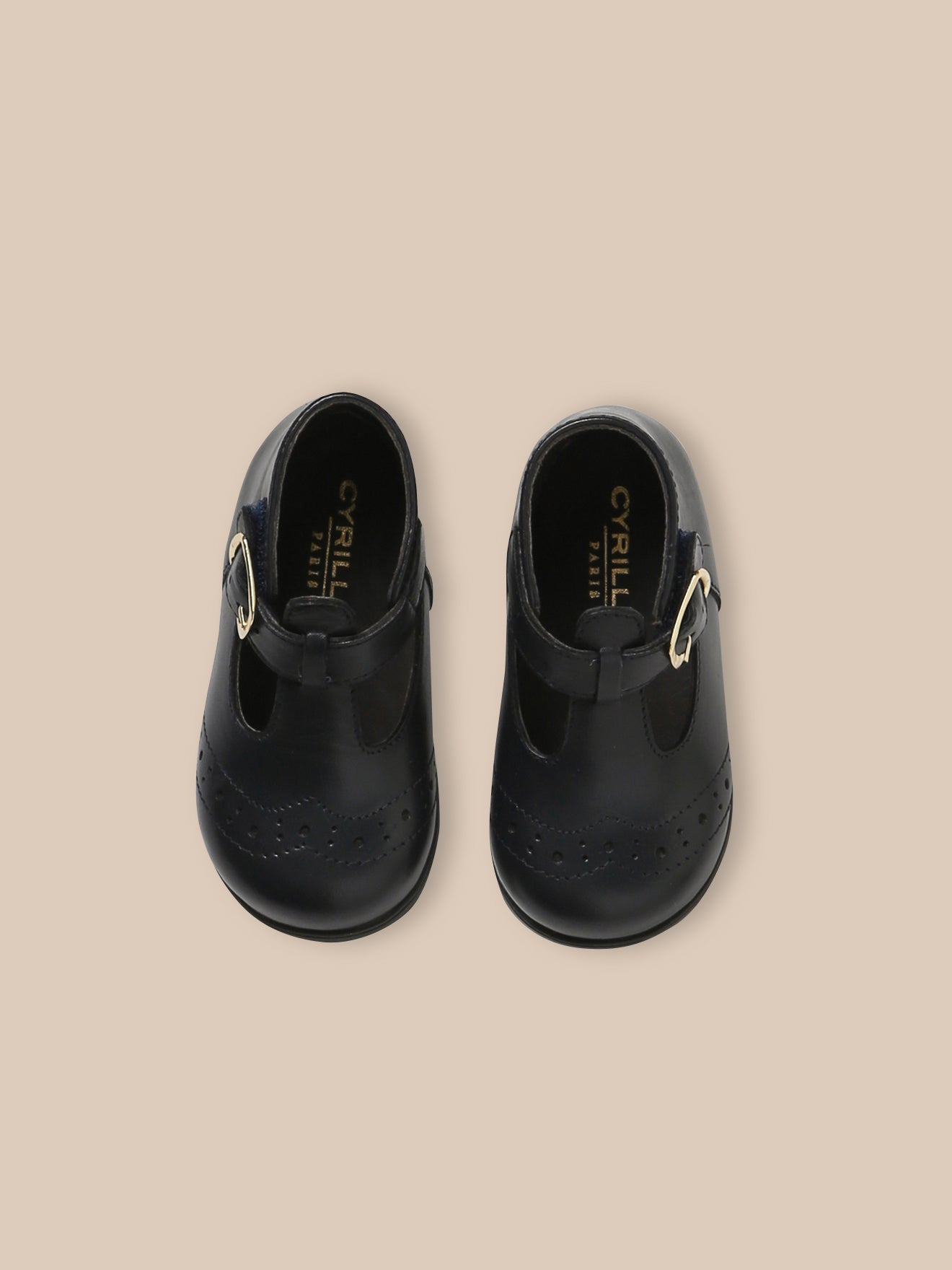Babyschuhe, Mary Janes, Leder