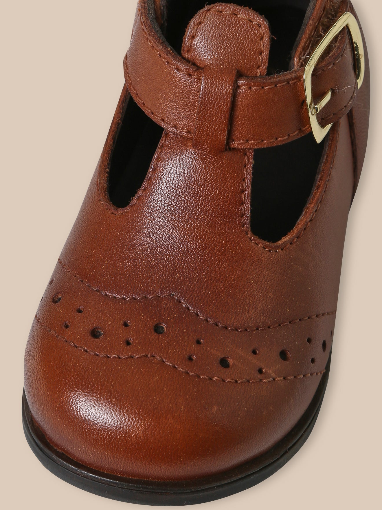 Babyschuhe, Mary Janes, Leder