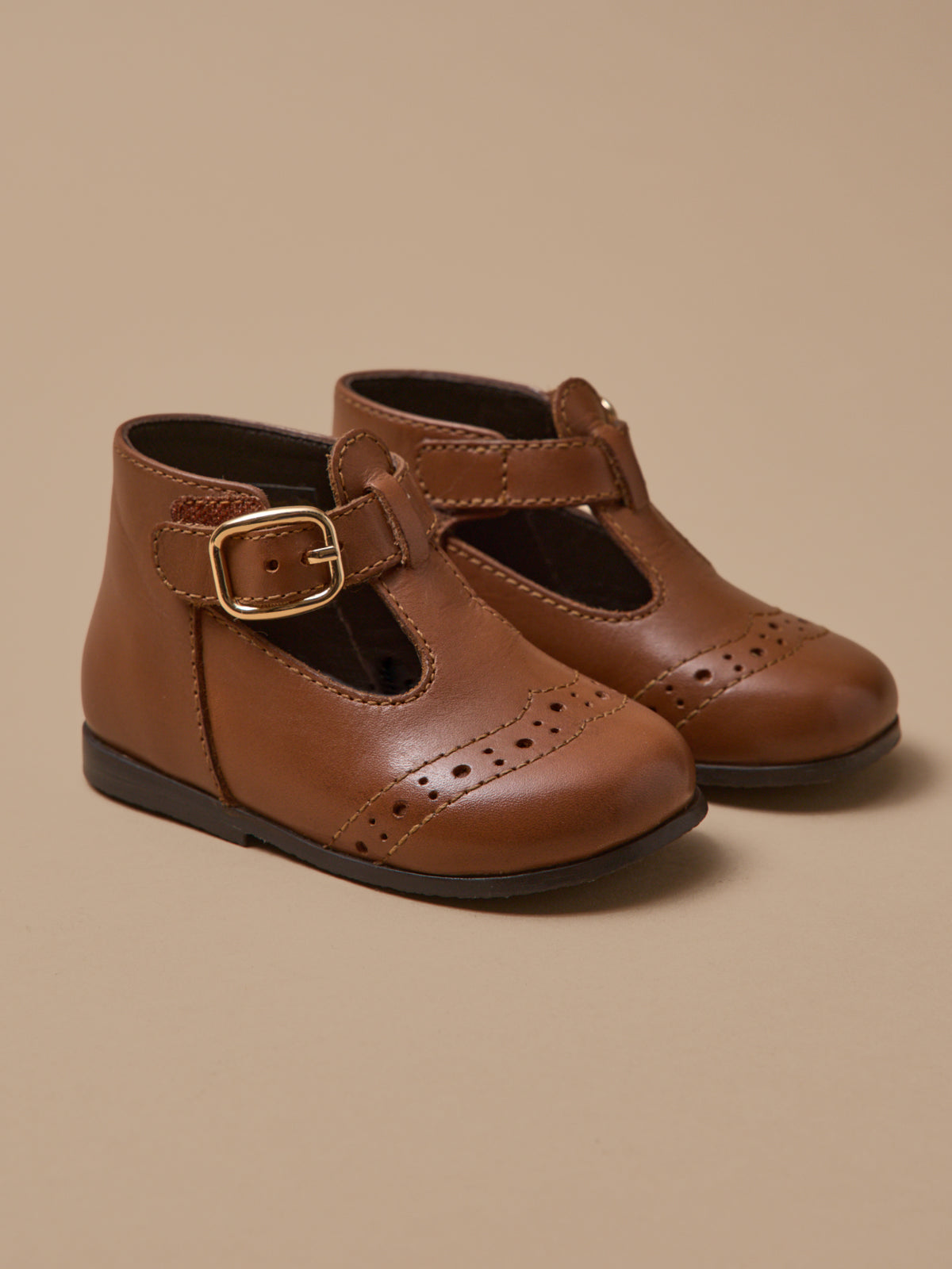 Babyschuhe, Mary Janes, Leder