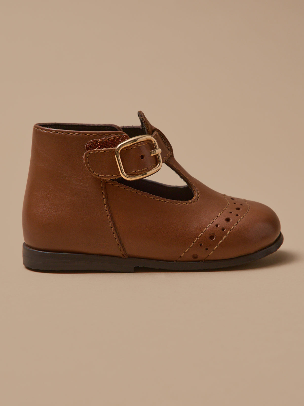Babyschuhe, Mary Janes, Leder