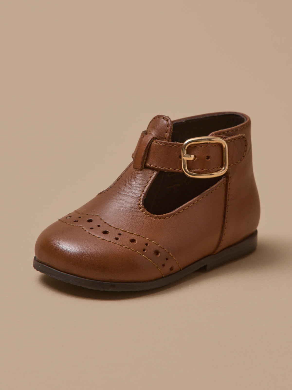 Babyschuhe, Mary Janes, Leder
