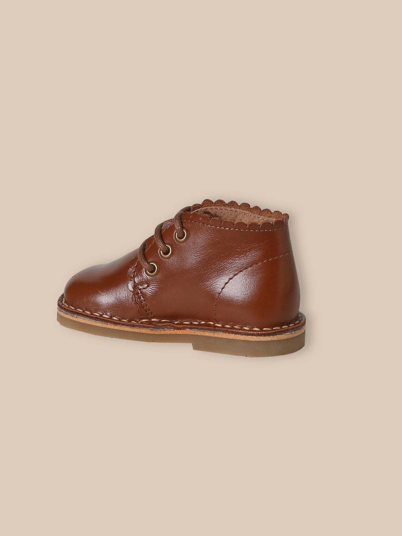 Babystiefelchen, Leder, verziert