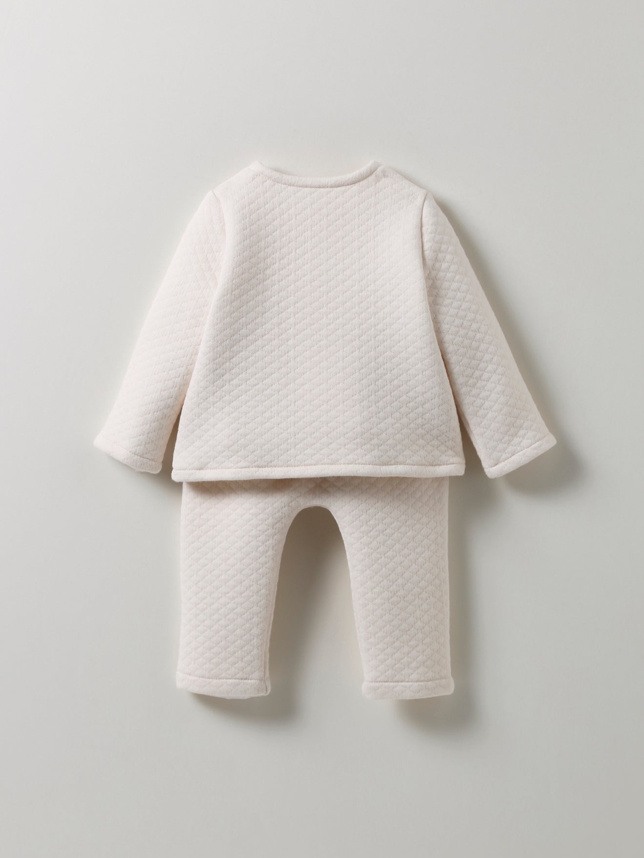 Babyset mit Paspeln – Bio-Baumwolle