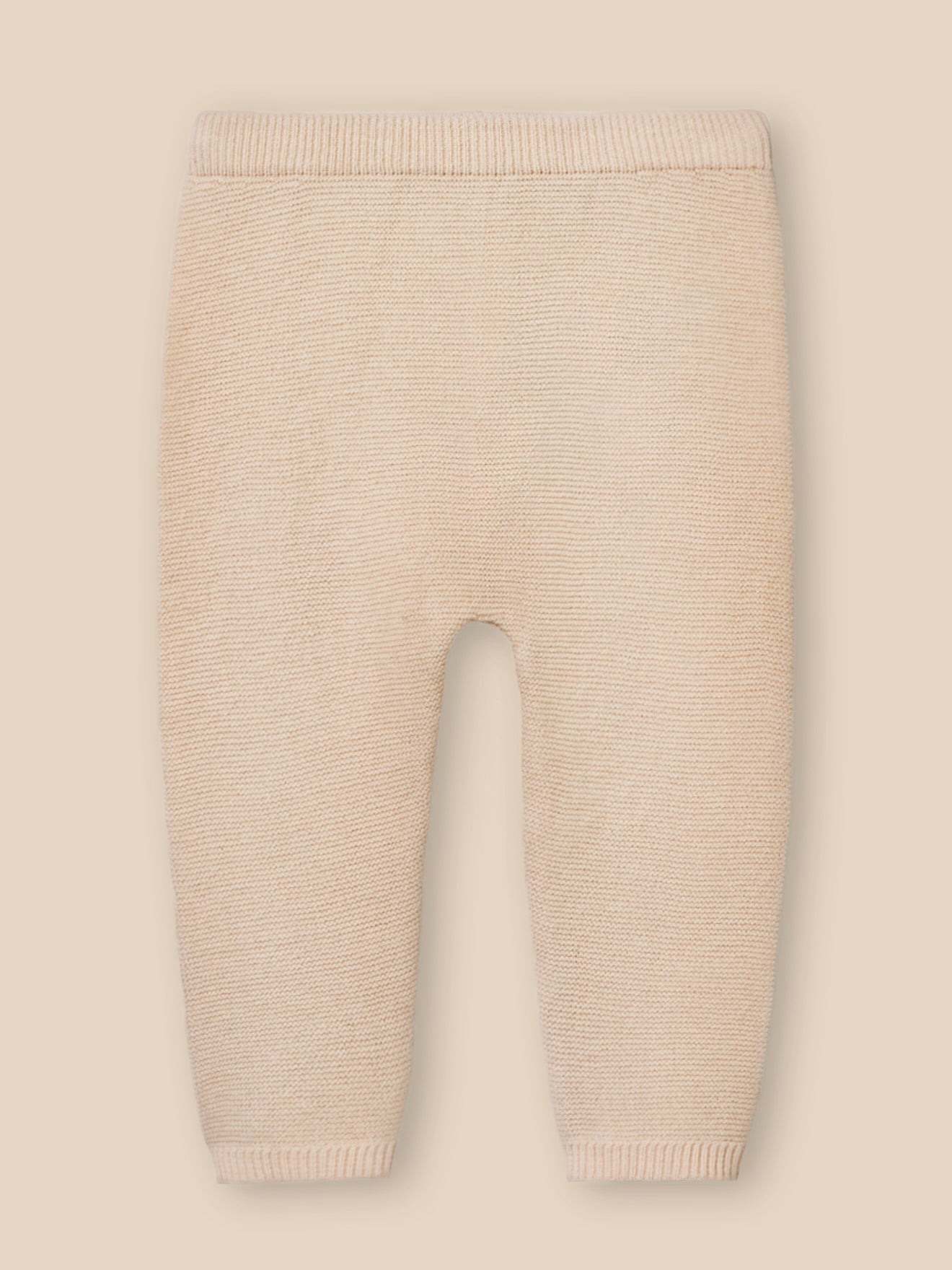 Set aus Strickwaren für Babys mit Kragen aus Liberty-Stoff