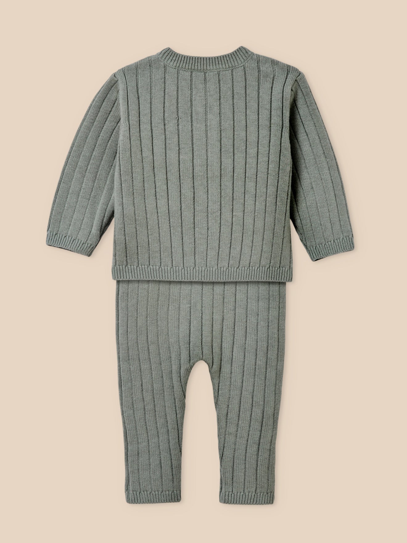 Babyset aus Bio-Baumwolle und Wolle