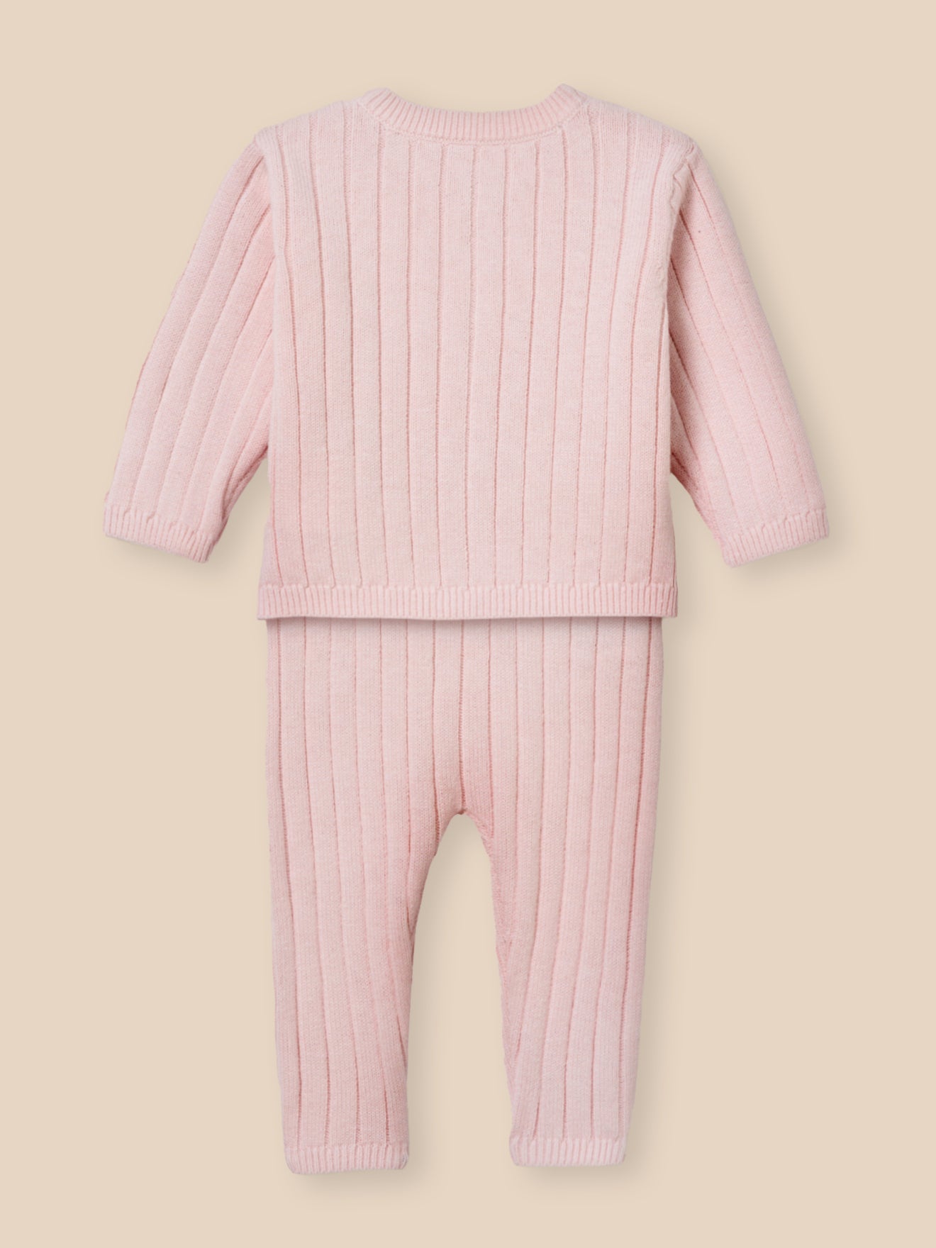 Babyset aus Bio-Baumwolle und Wolle