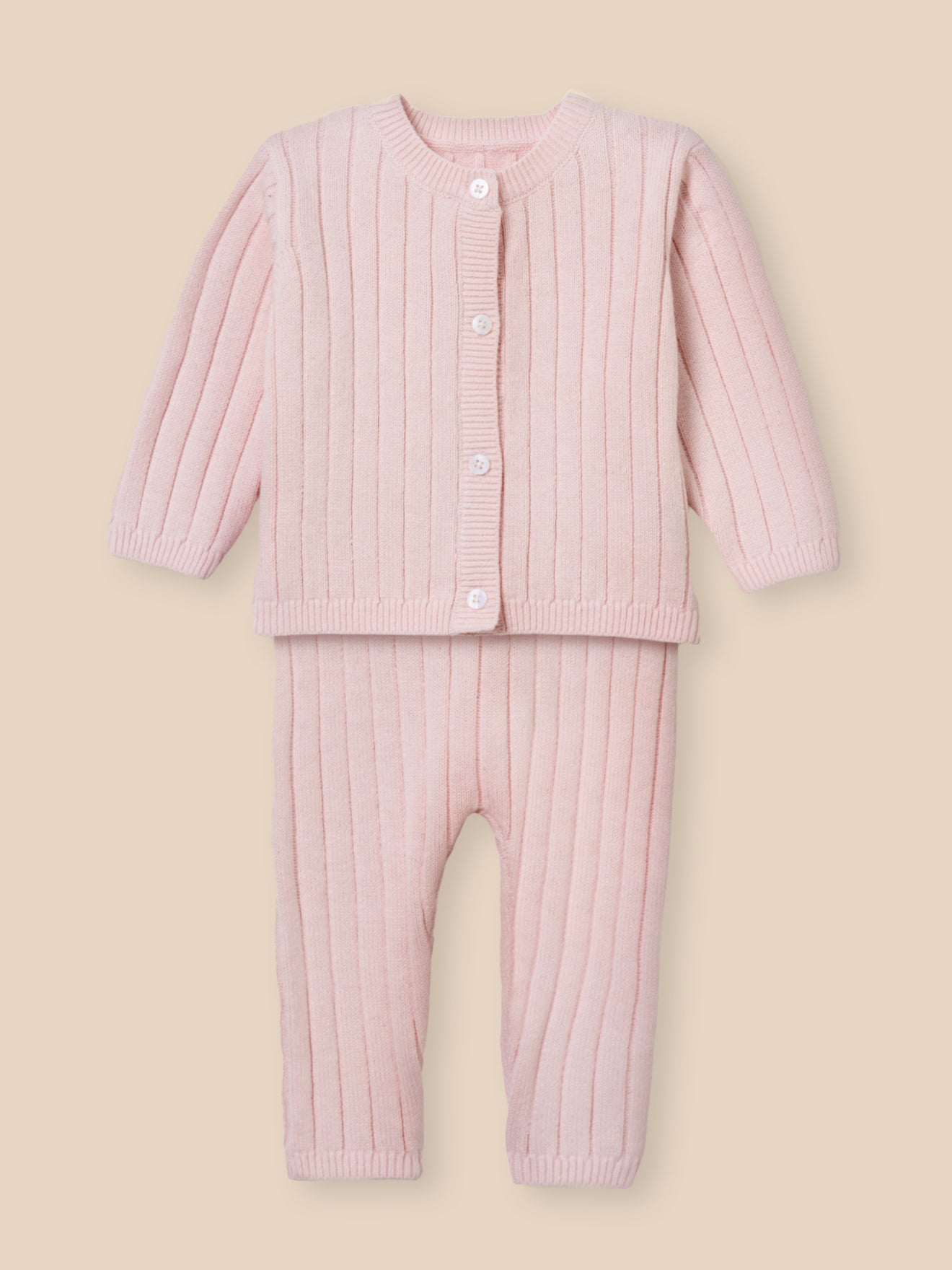 Babyset aus Bio-Baumwolle und Wolle