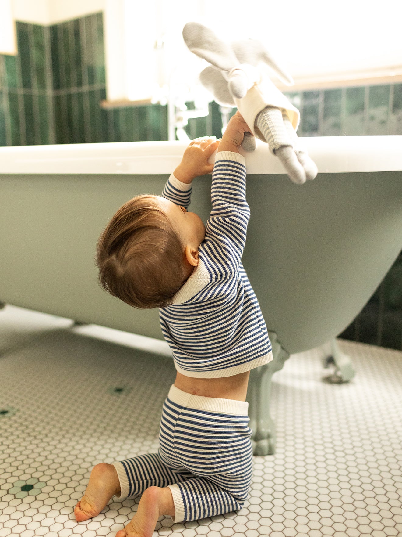 Set aus Strick, Baby - Bio-Baumwolle