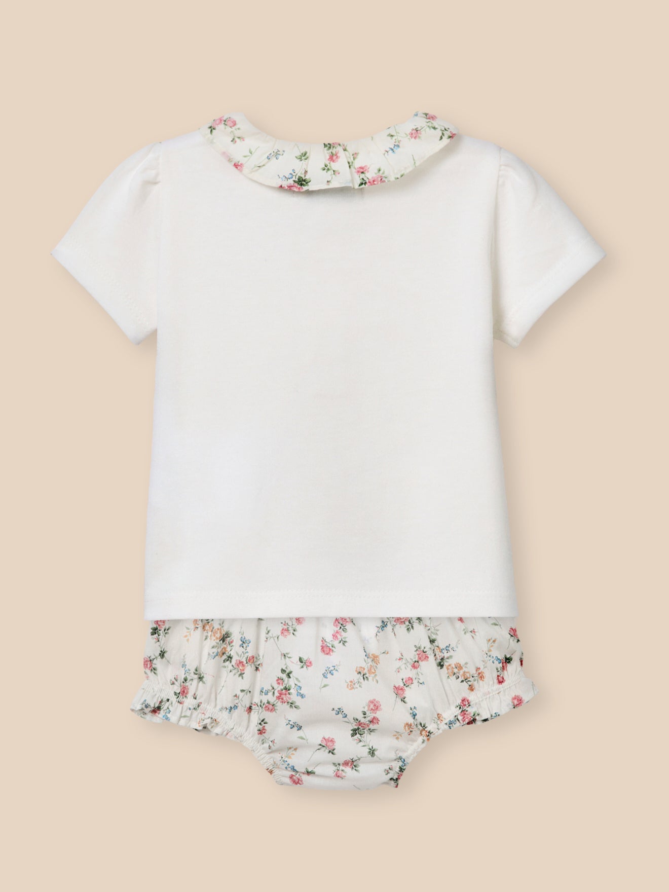 Set aus T-Shirt und Bloomer aus Liberty-Stoff, Baby