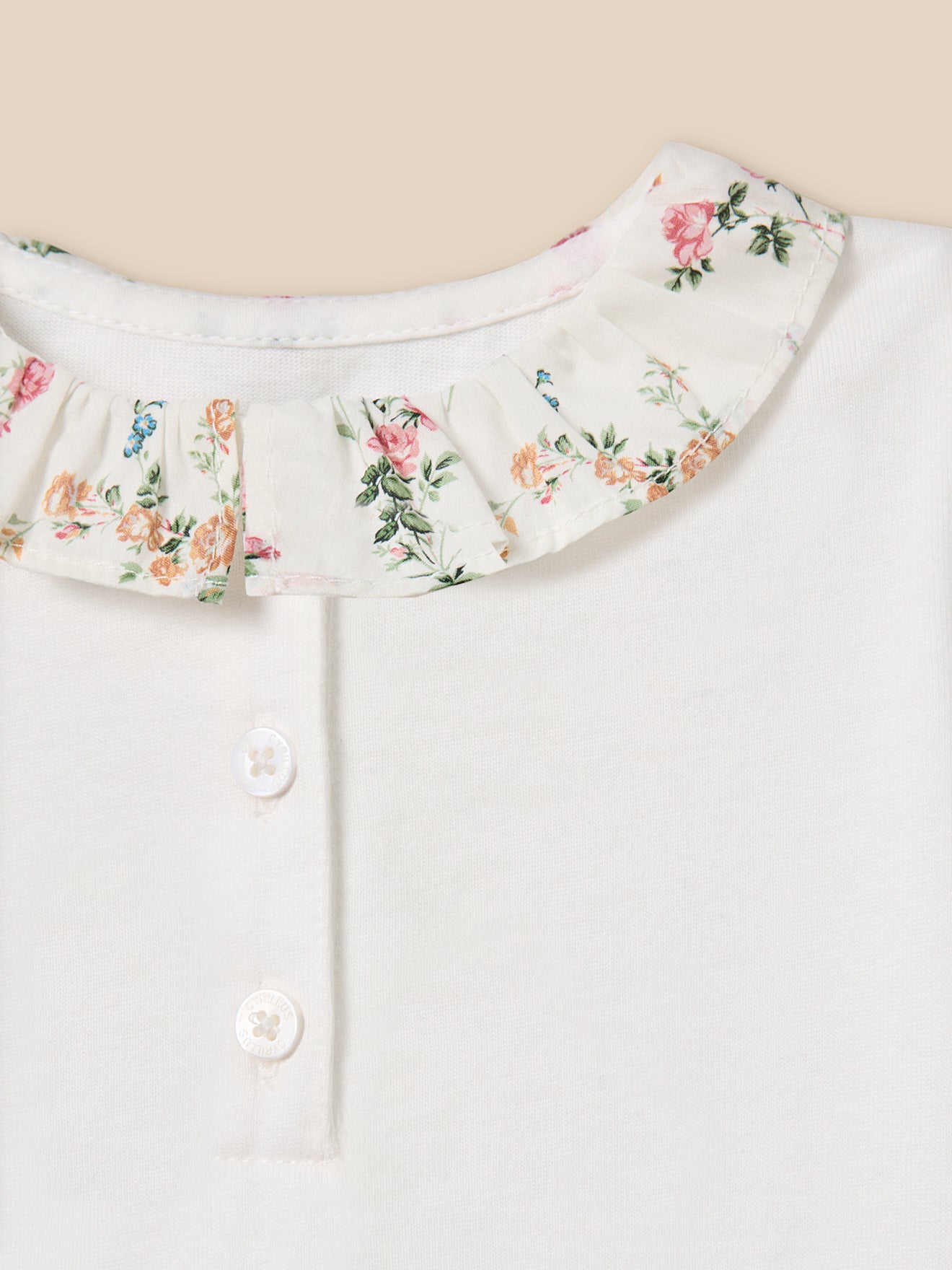 Set aus T-Shirt und Bloomer aus Liberty-Stoff, Baby