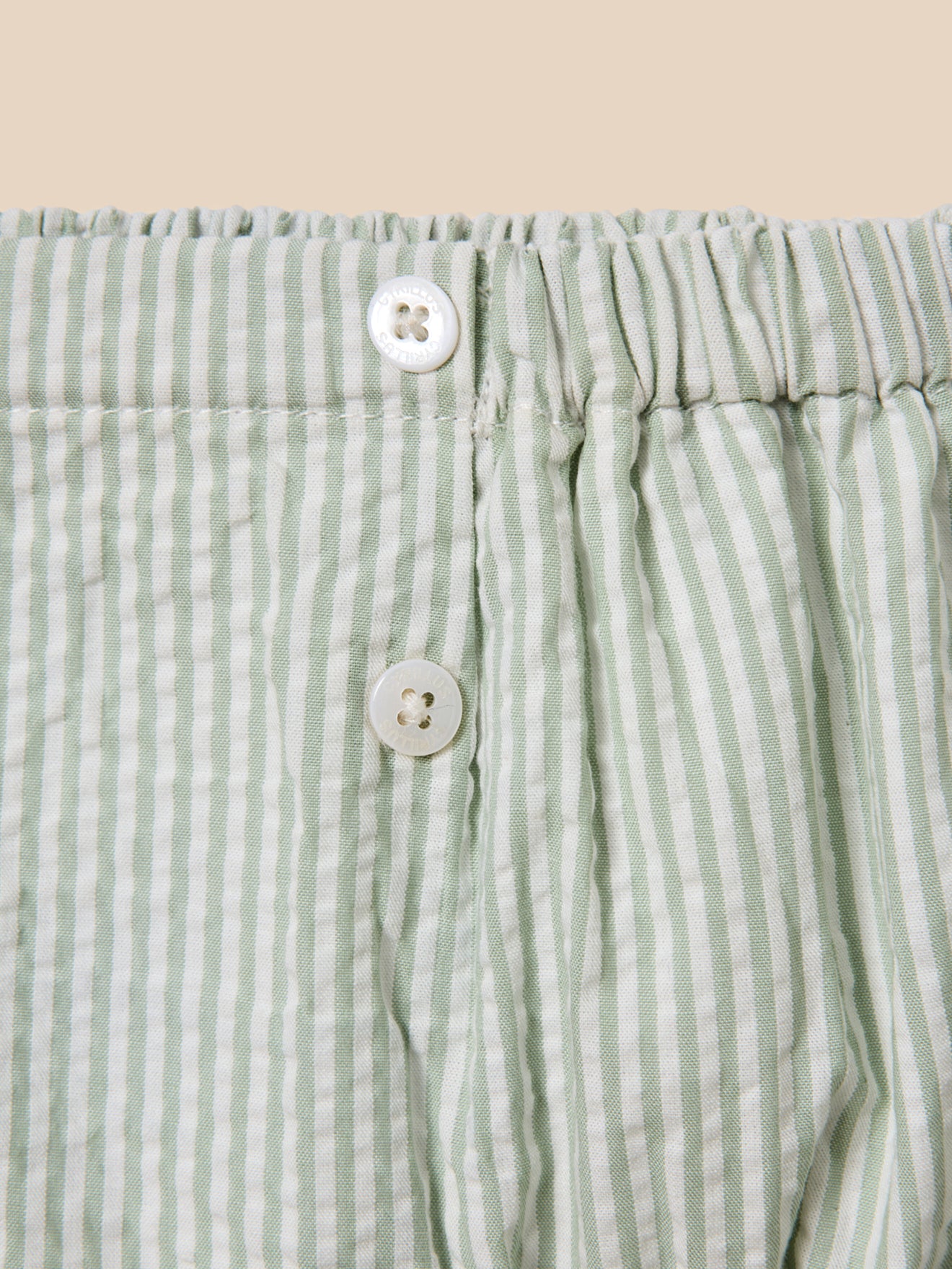 Set T-Shirt und Bloomer aus Seersucker