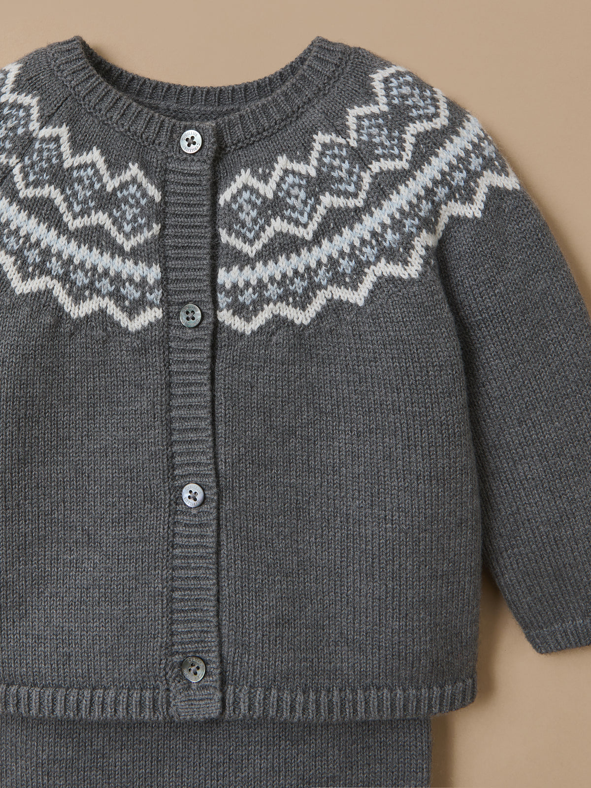 Baby-Set mit Jacquard-Muster