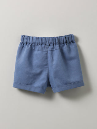 Baby-Shorts aus Leinen und Baumwolle