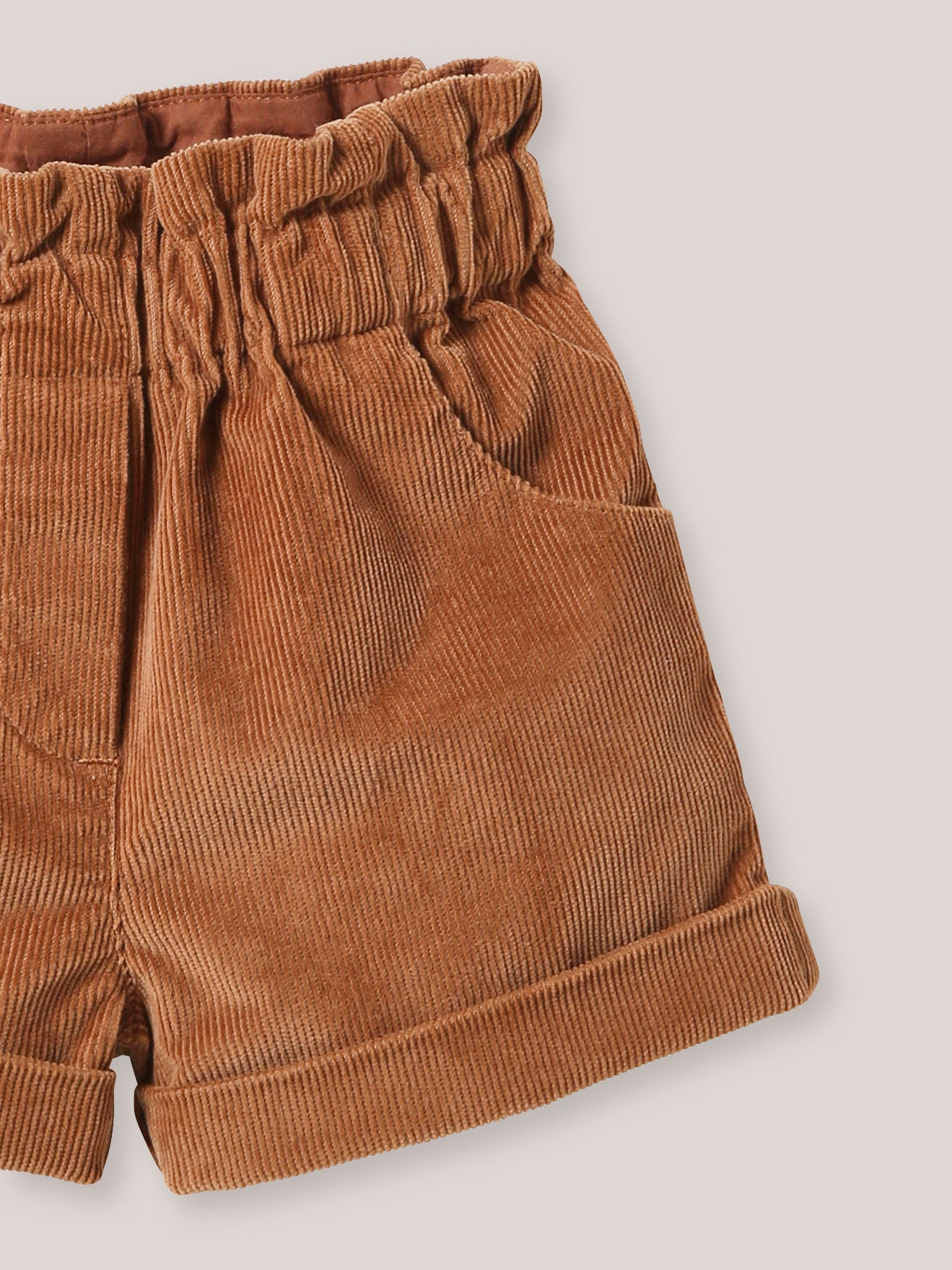 Baby-Shorts aus Velours