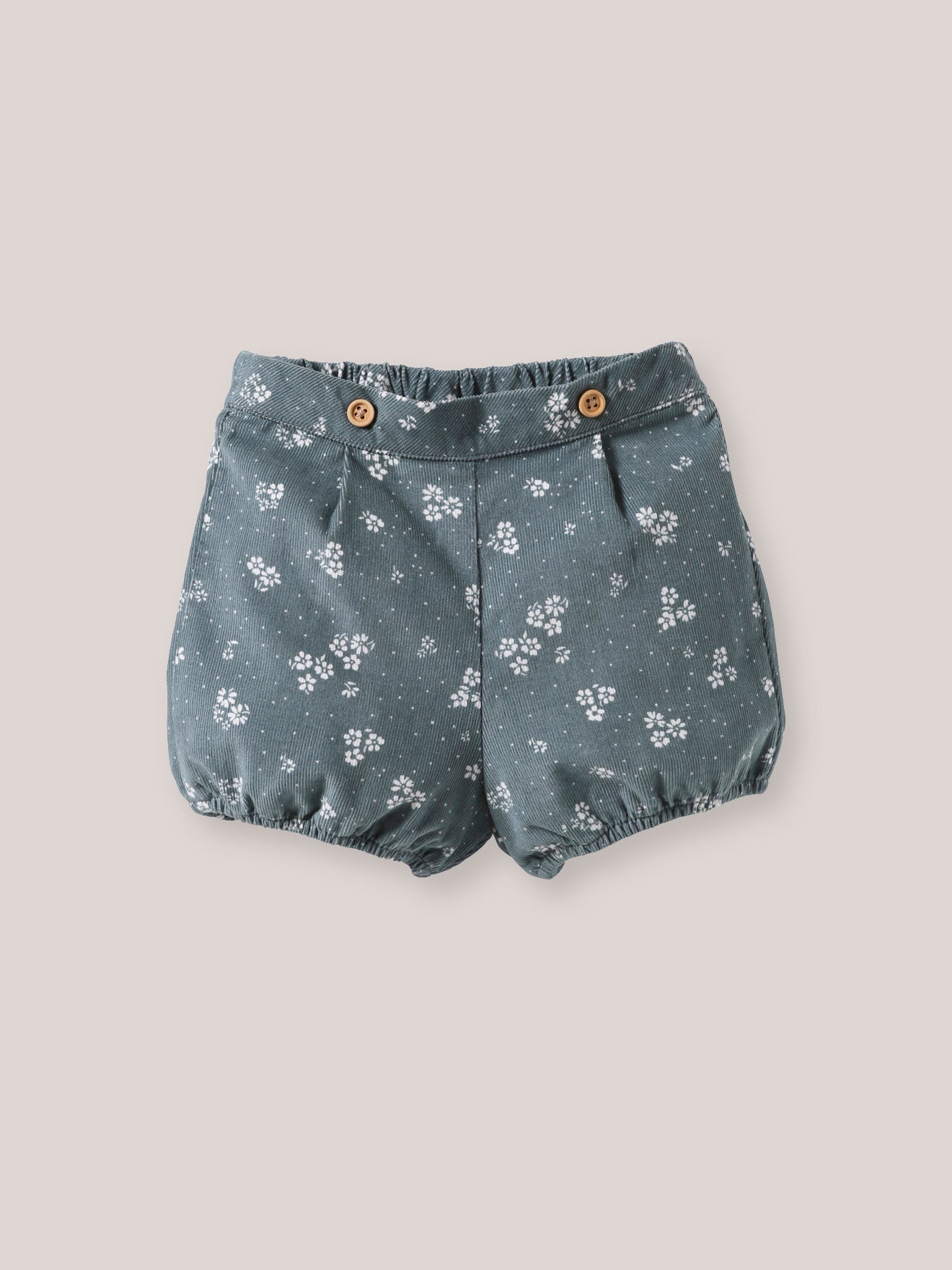 Baby-Shorts aus Velours