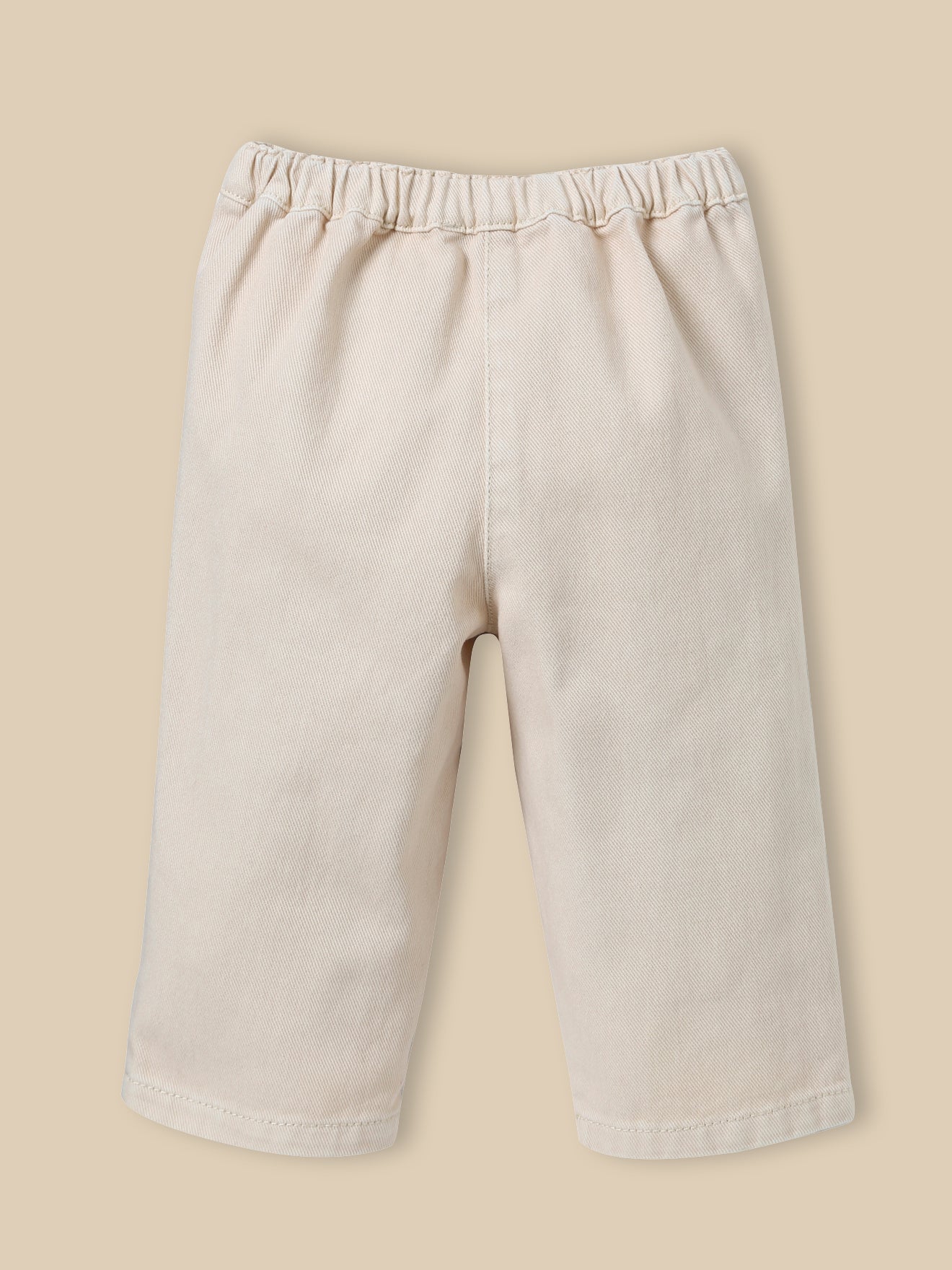 Gerade geschnittene Baby-Hose aus Twill