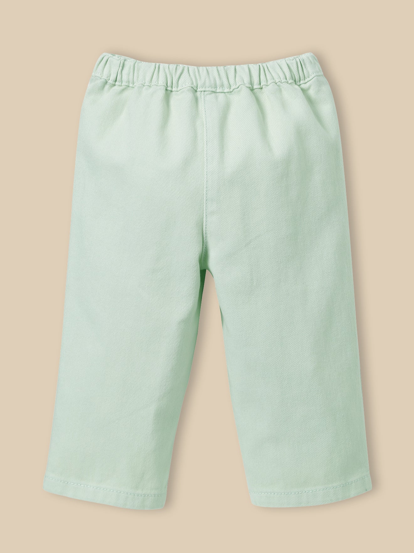 Gerade geschnittene Baby-Hose aus Twill