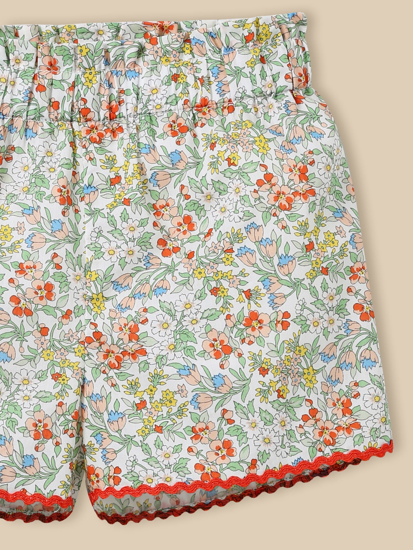 Shorts aus Liberty-Stoff, Baby