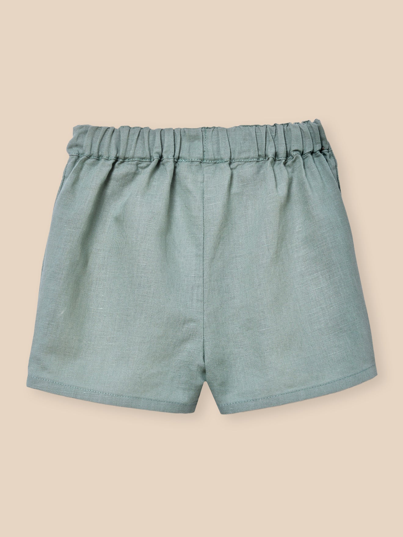 Shorts aus Leinen und Baumwolle, Baby